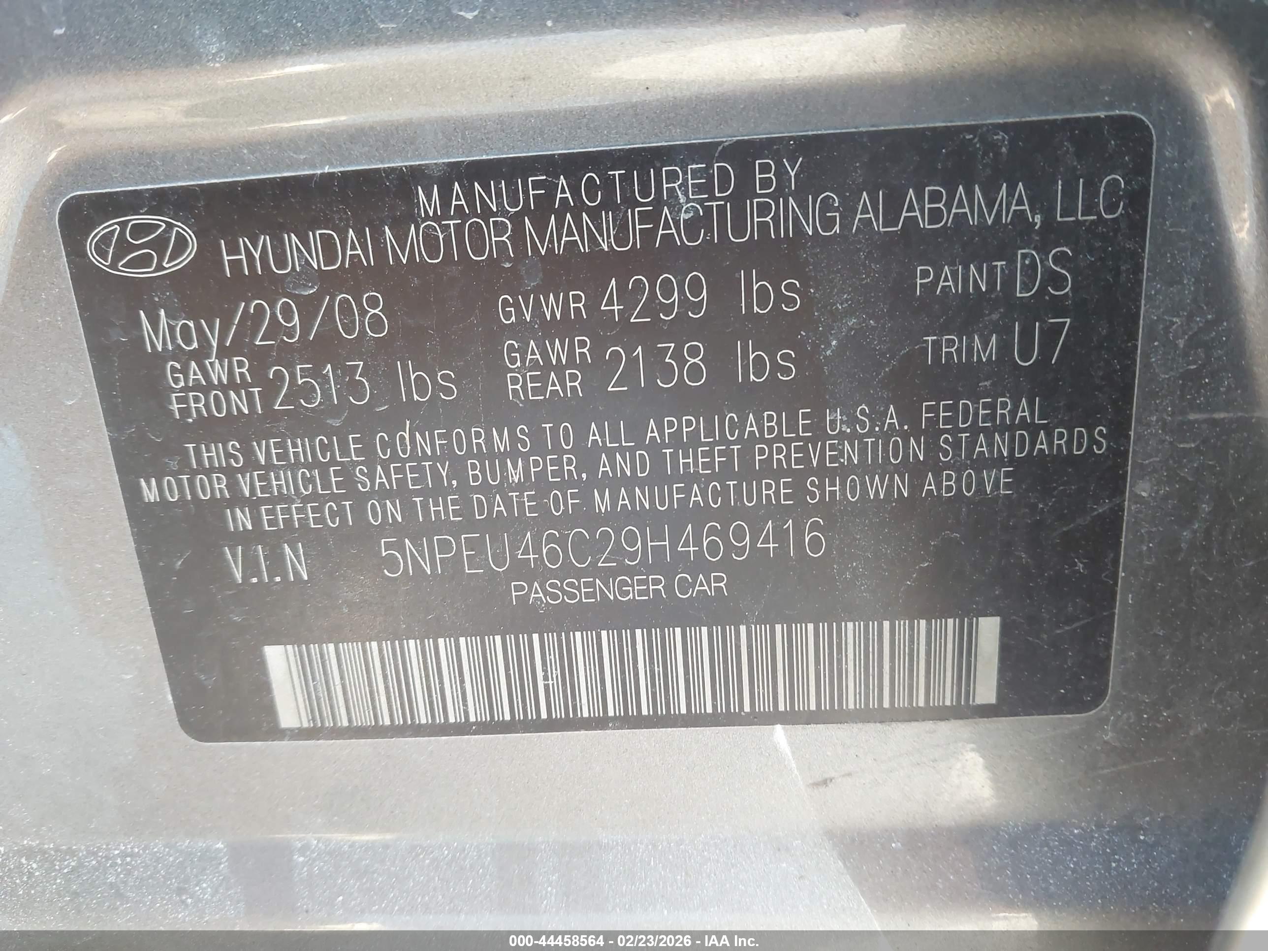 HYUNDAI SONATA image 9