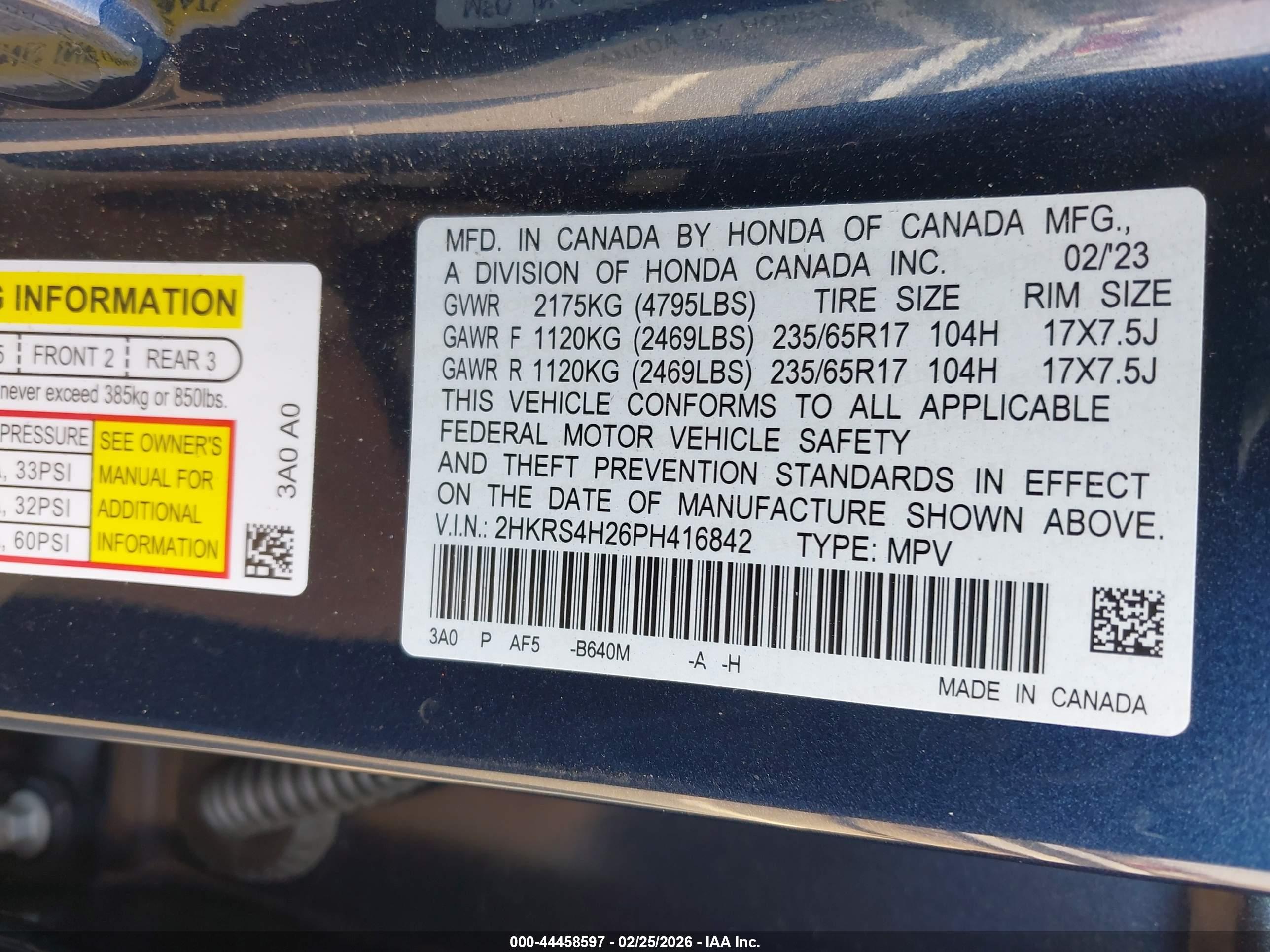 HONDA CR-V image 9