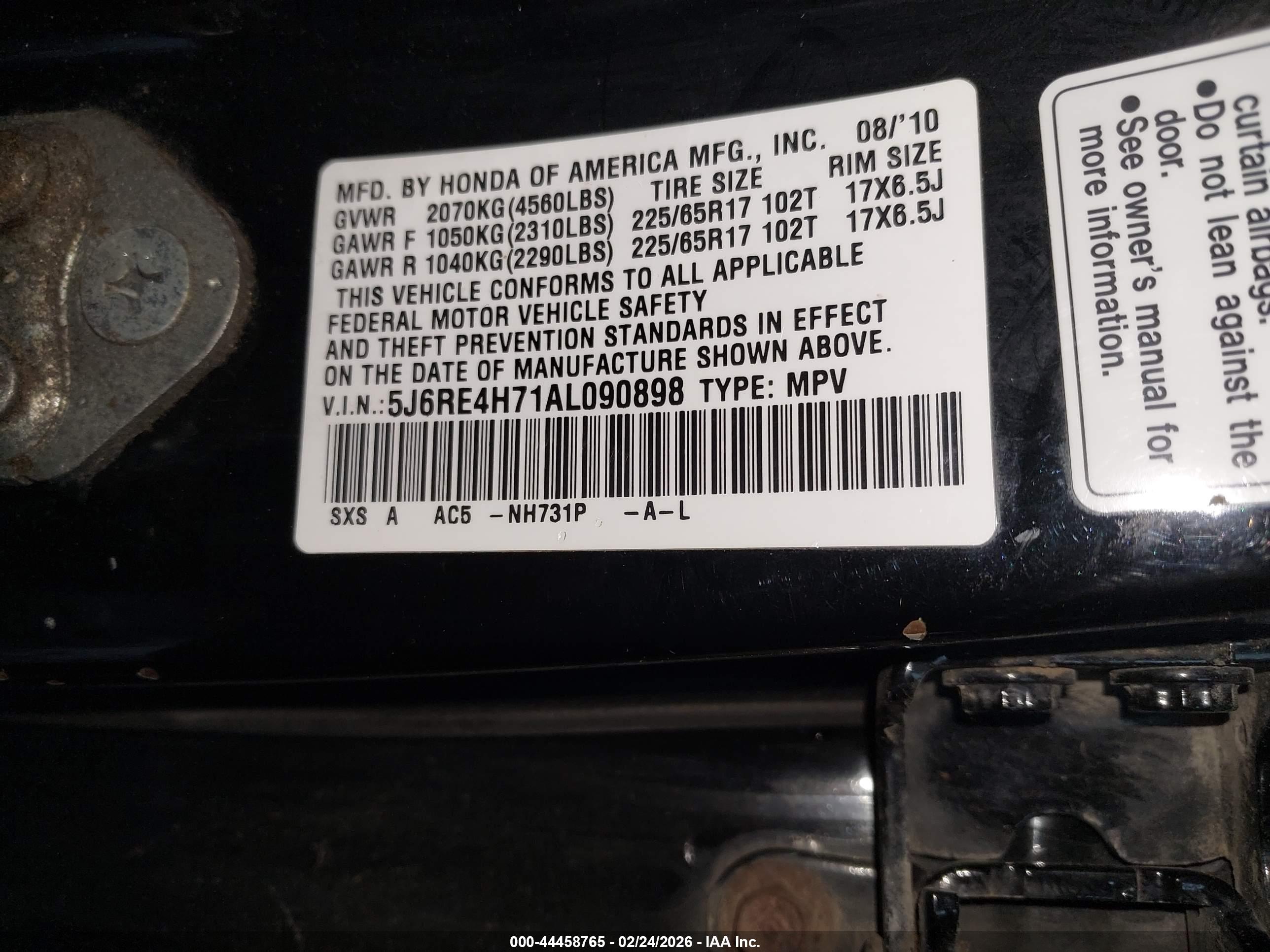HONDA CR-V image 9