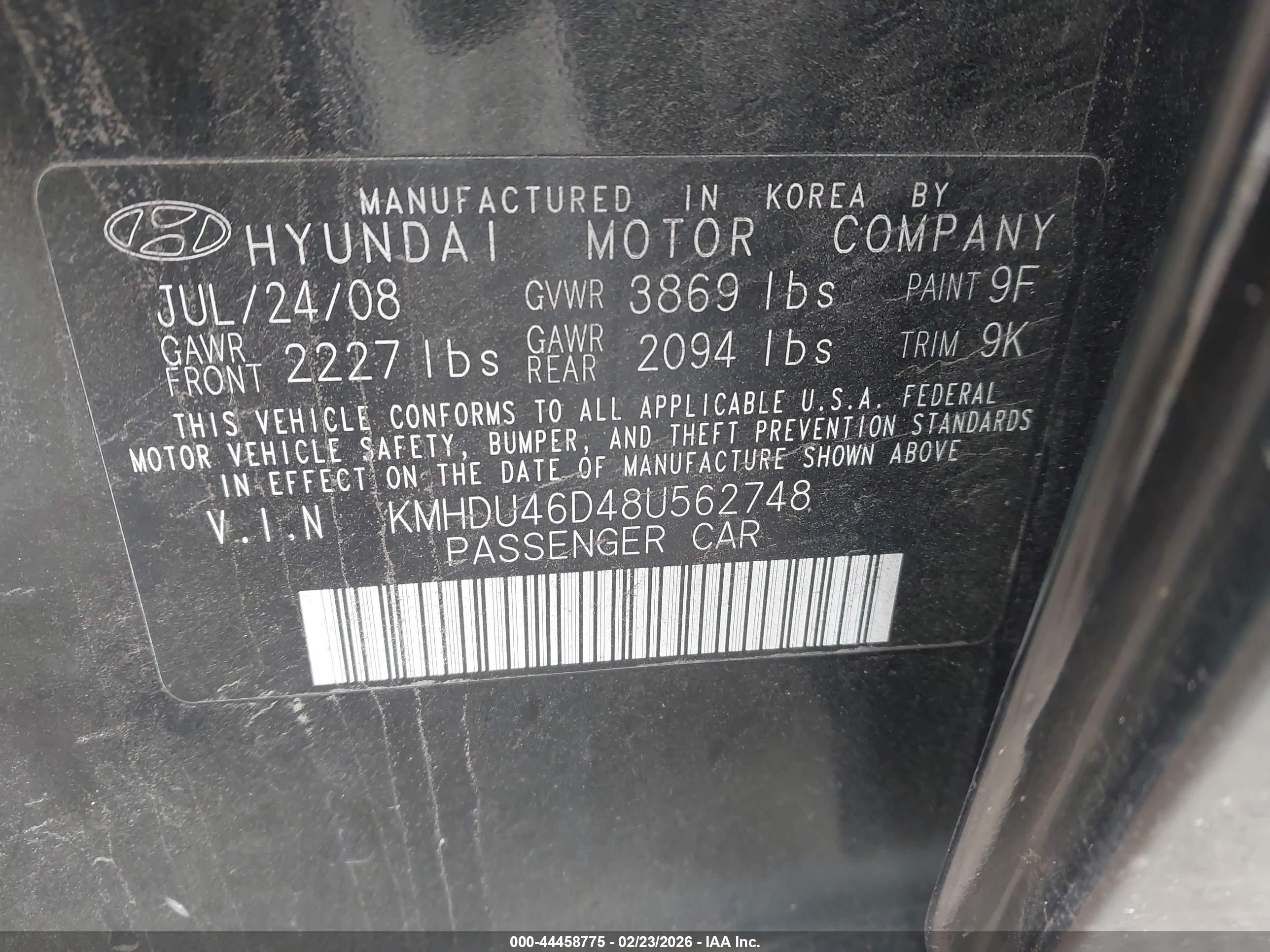 HYUNDAI ELANTRA image 9