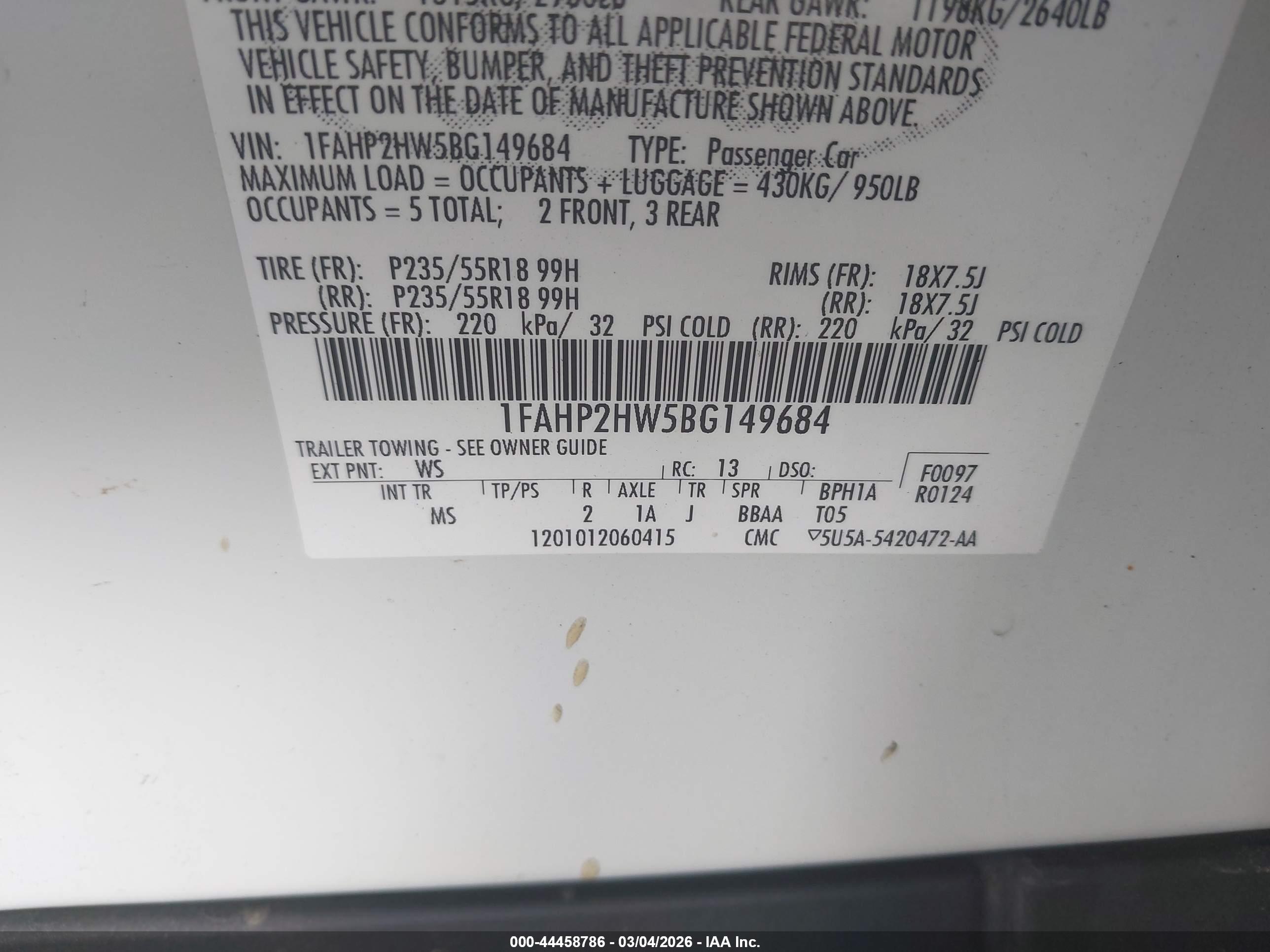 FORD TAURUS image 9