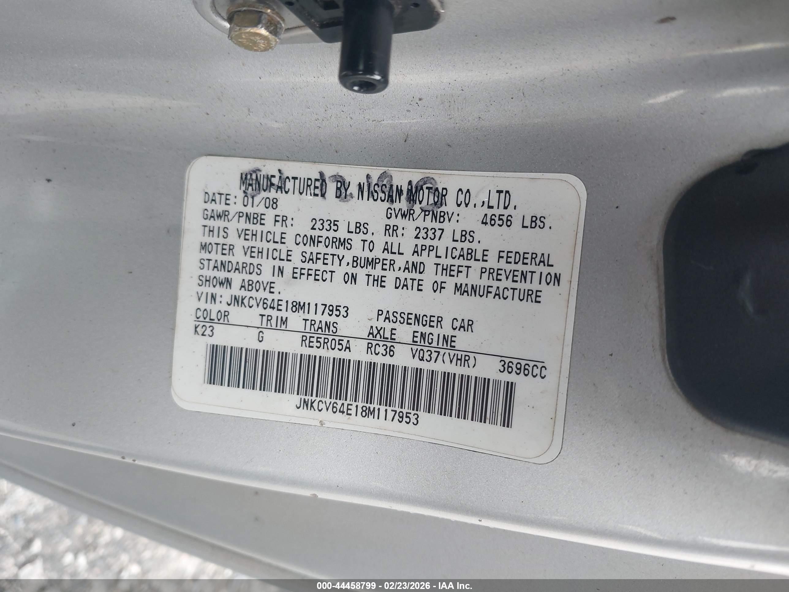 INFINITI G37 image 9