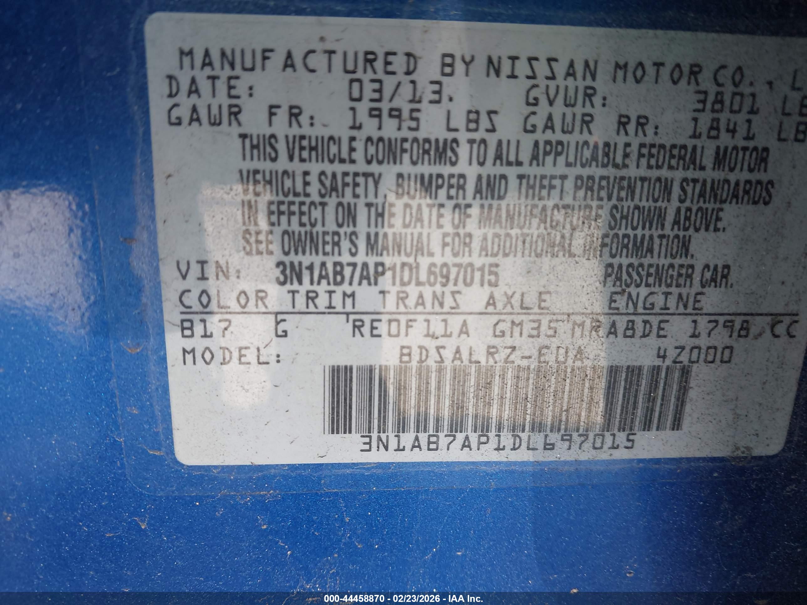 NISSAN SENTRA image 9