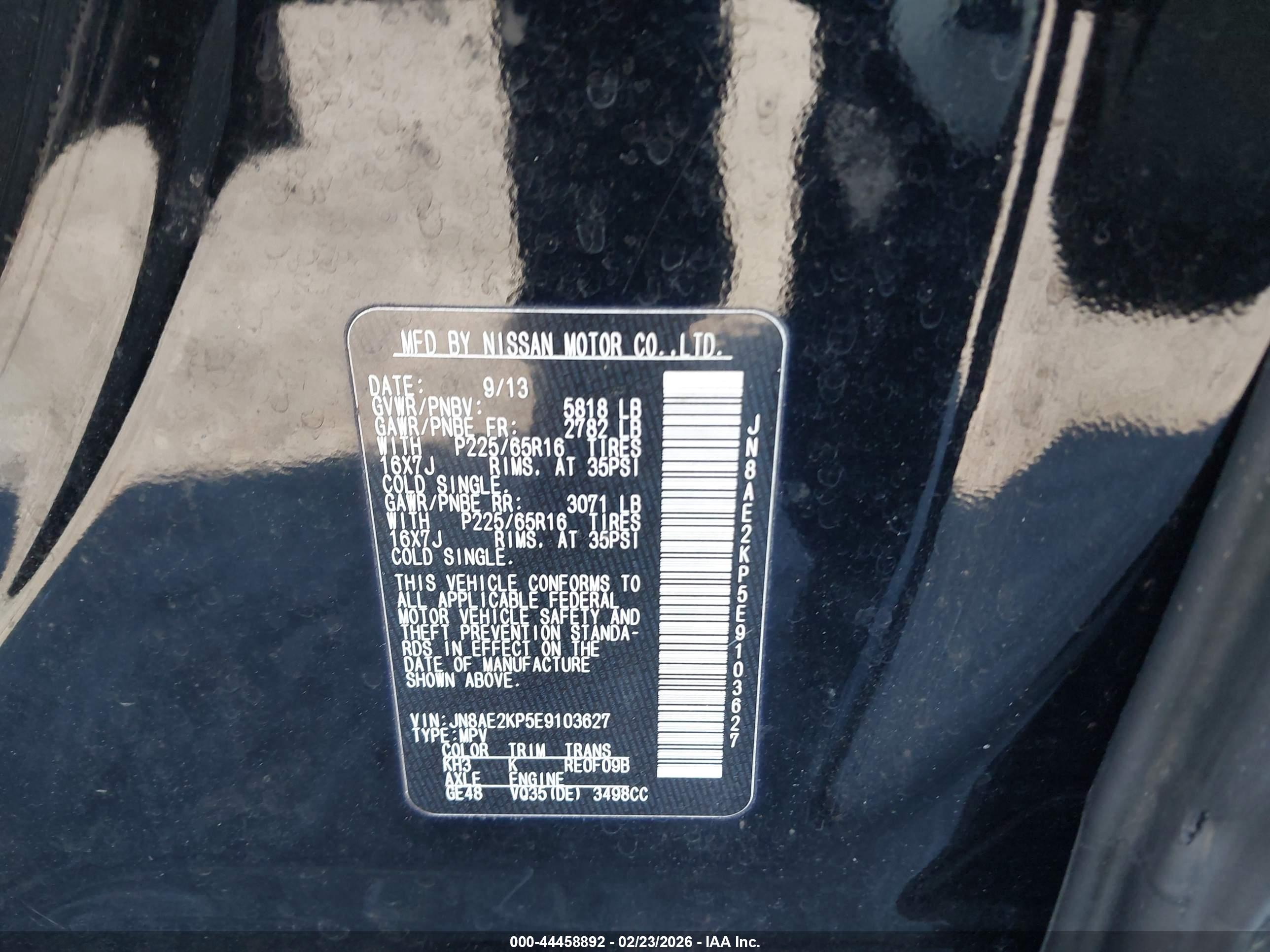NISSAN QUEST image 9