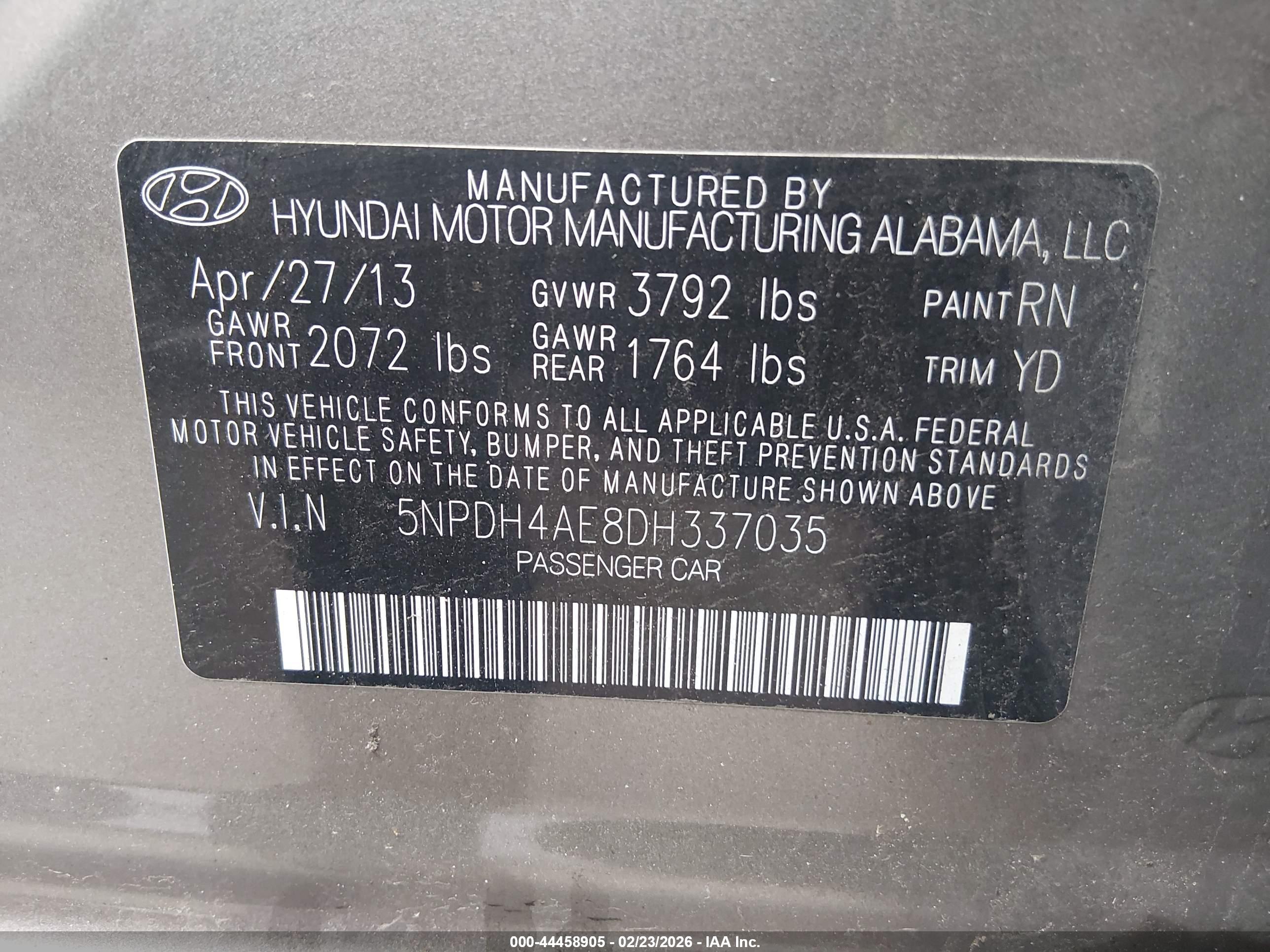 HYUNDAI ELANTRA image 9