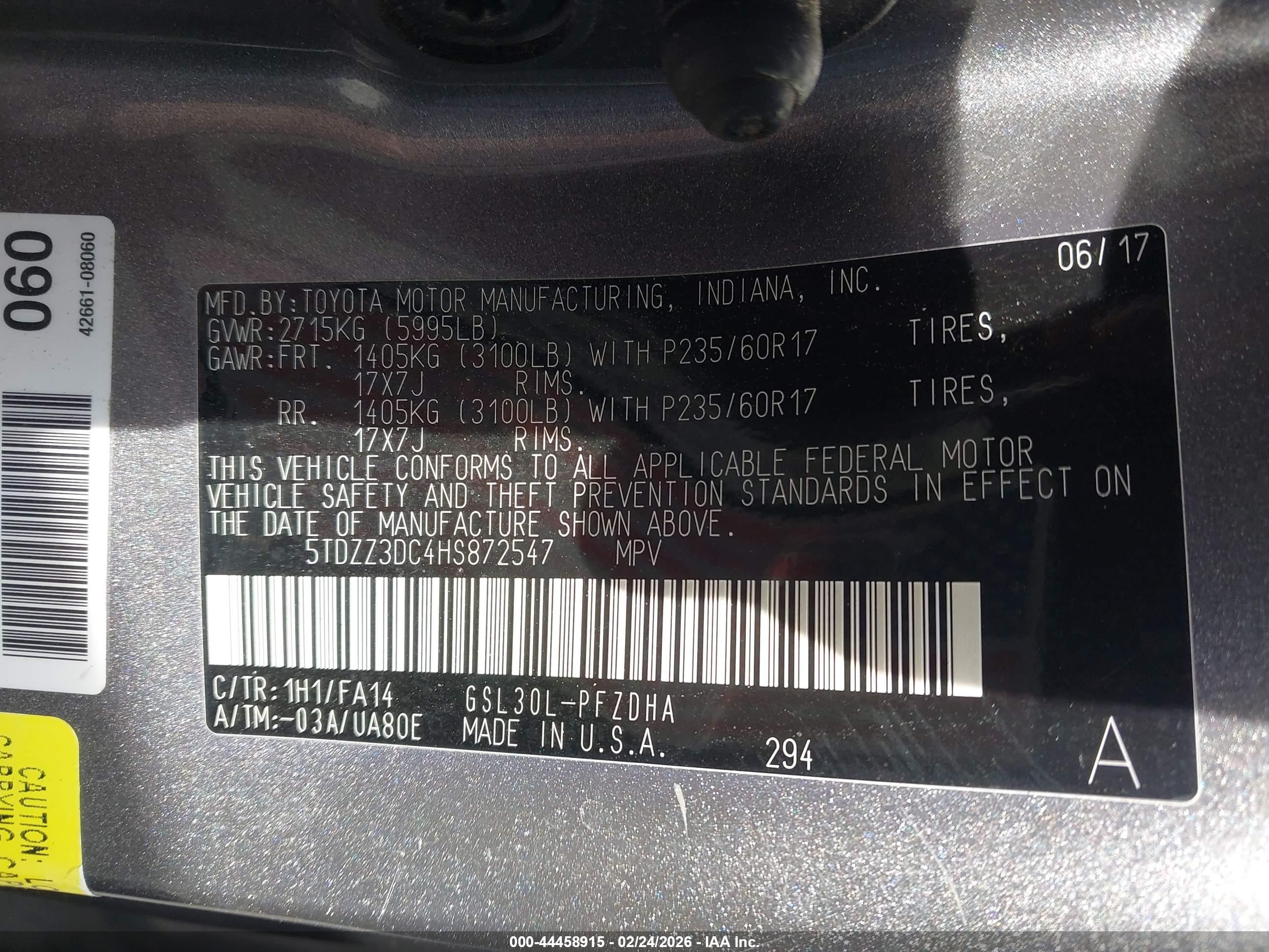 TOYOTA SIENNA image 9
