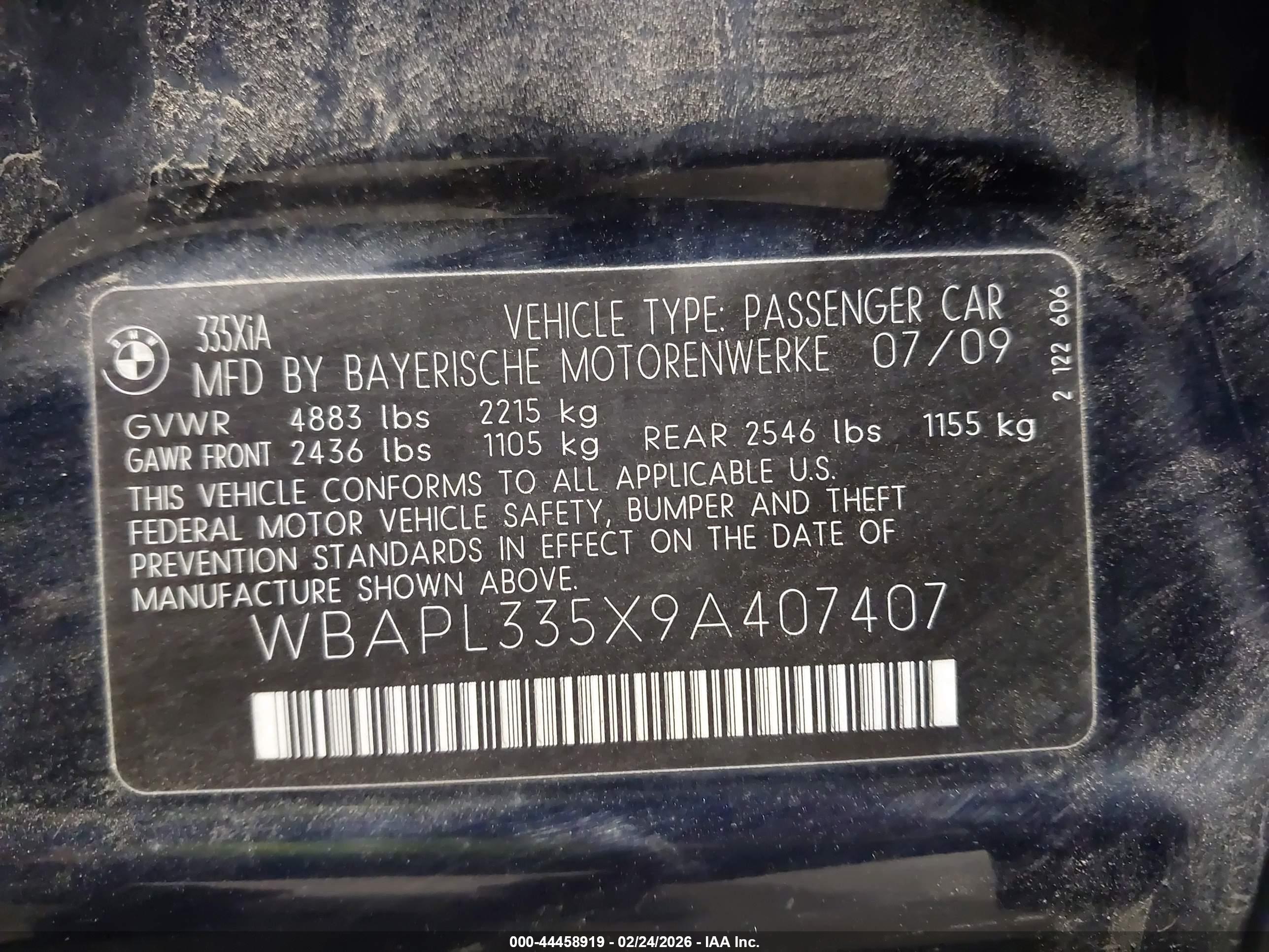 BMW 335I image 9