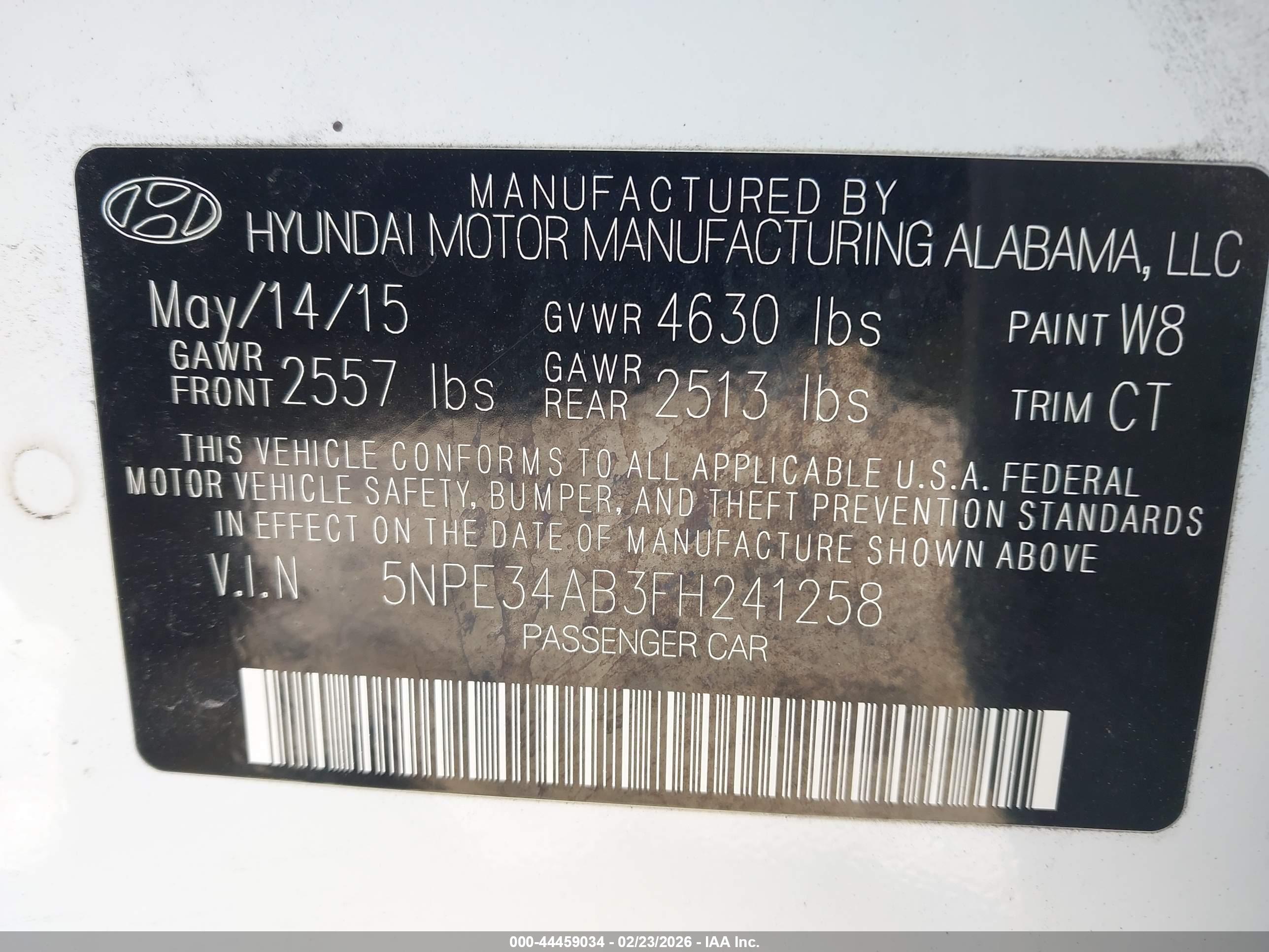 HYUNDAI SONATA image 9