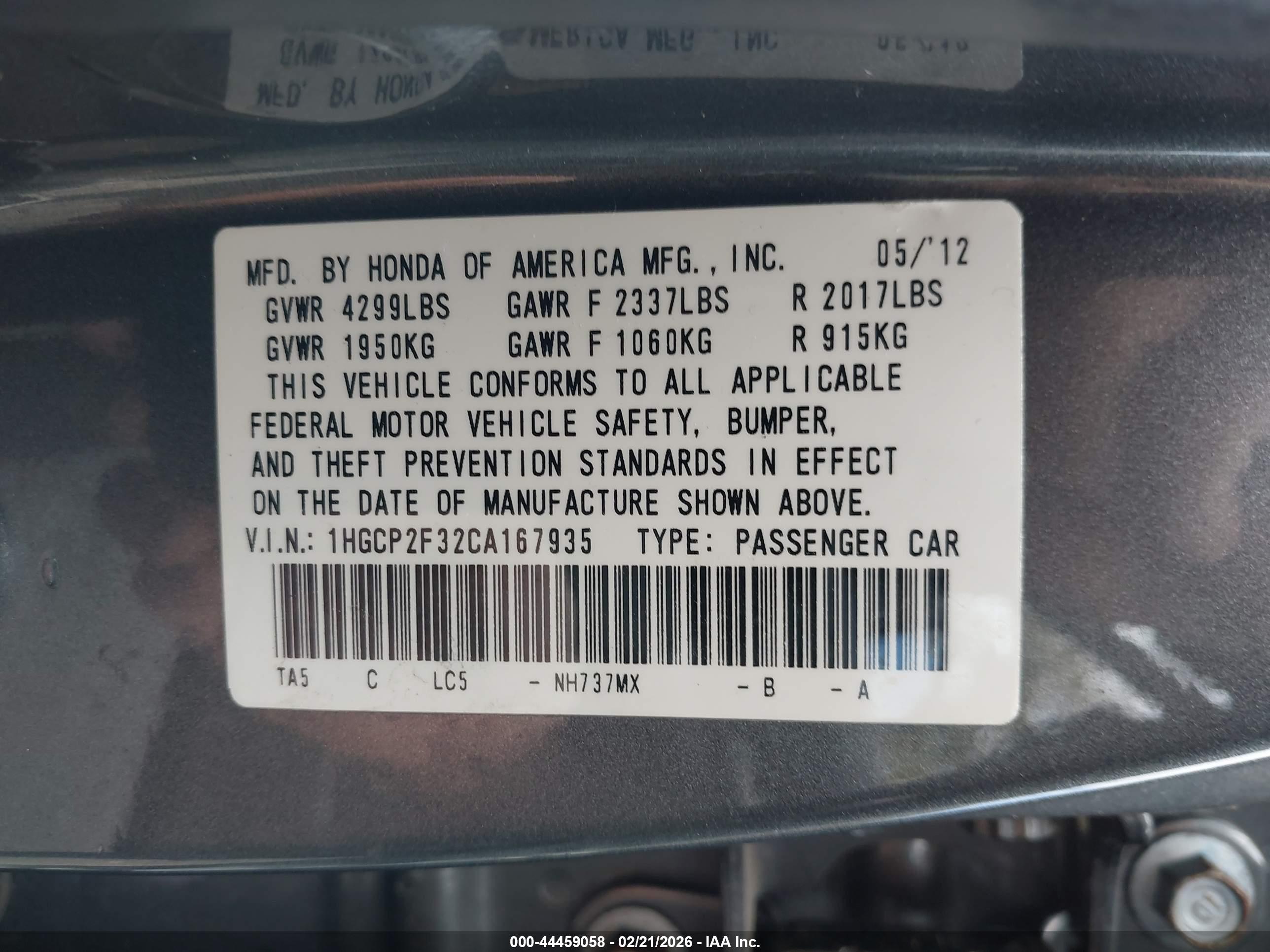 HONDA ACCORD image 9