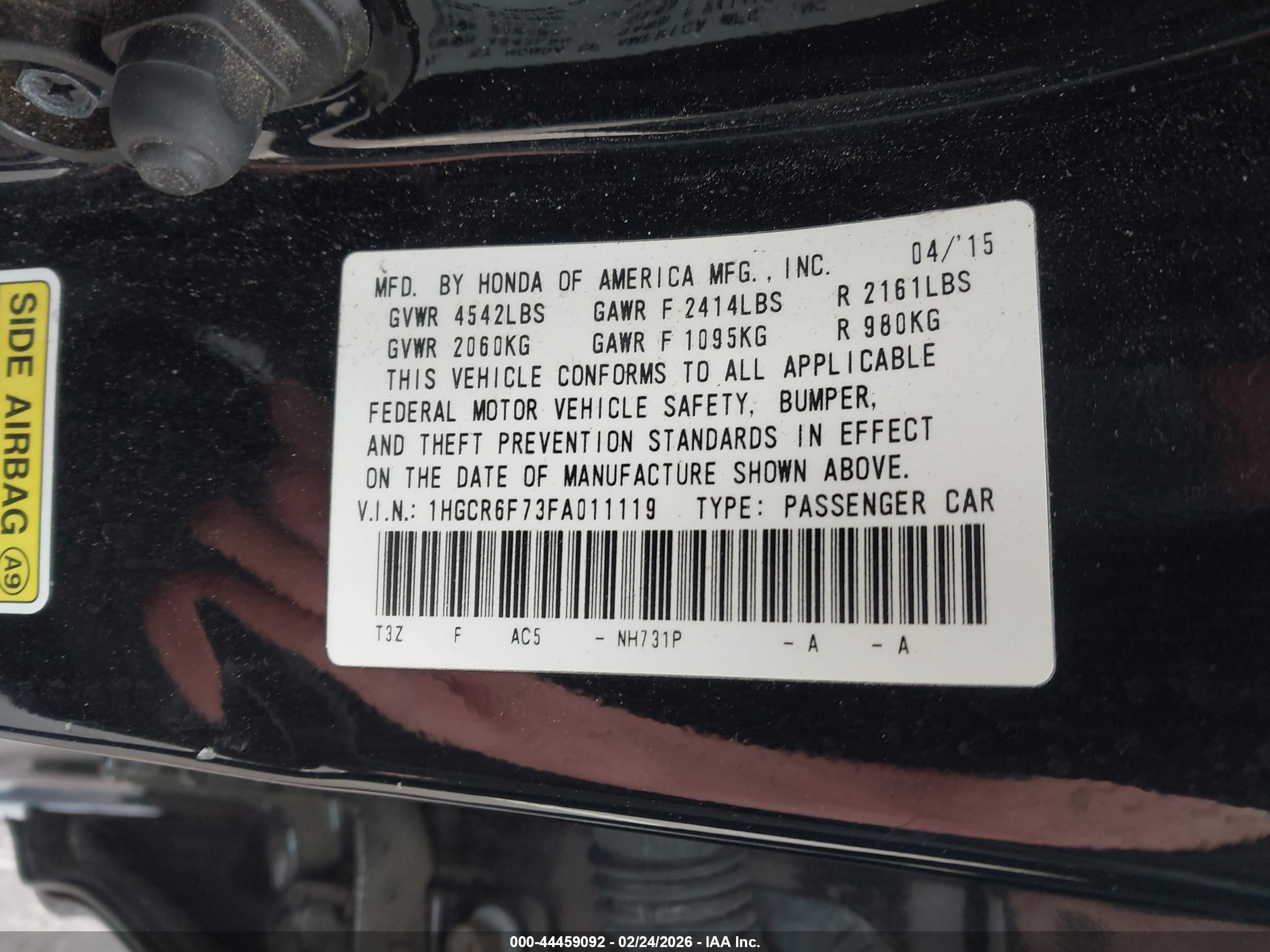 HONDA ACCORD image 9