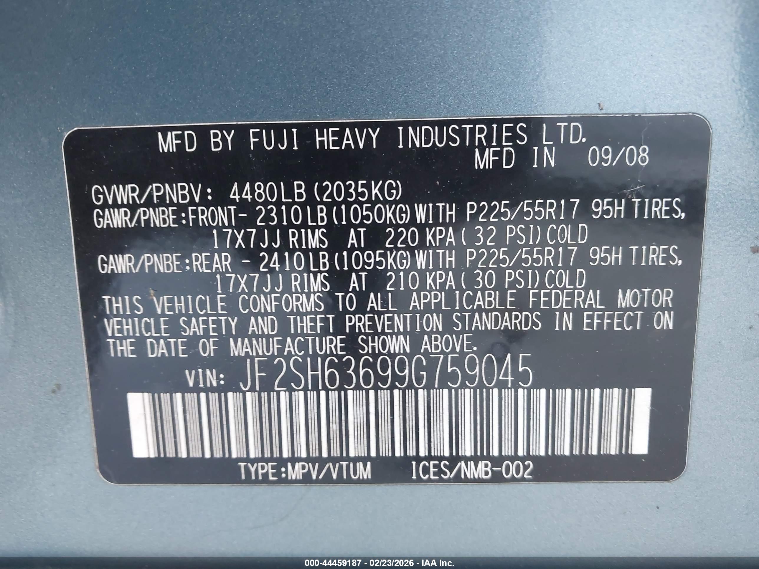 SUBARU FORESTER image 9