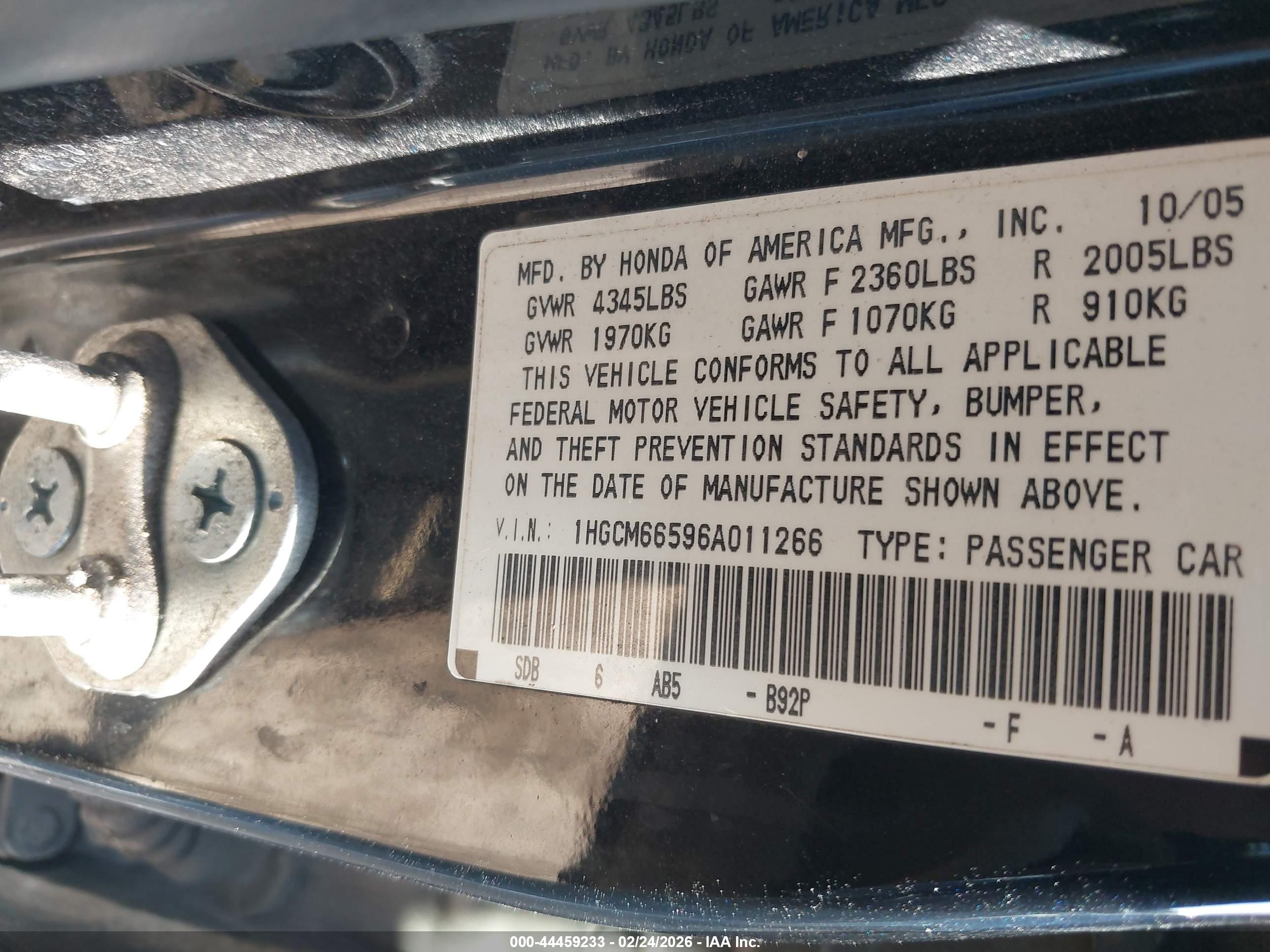 HONDA ACCORD image 9