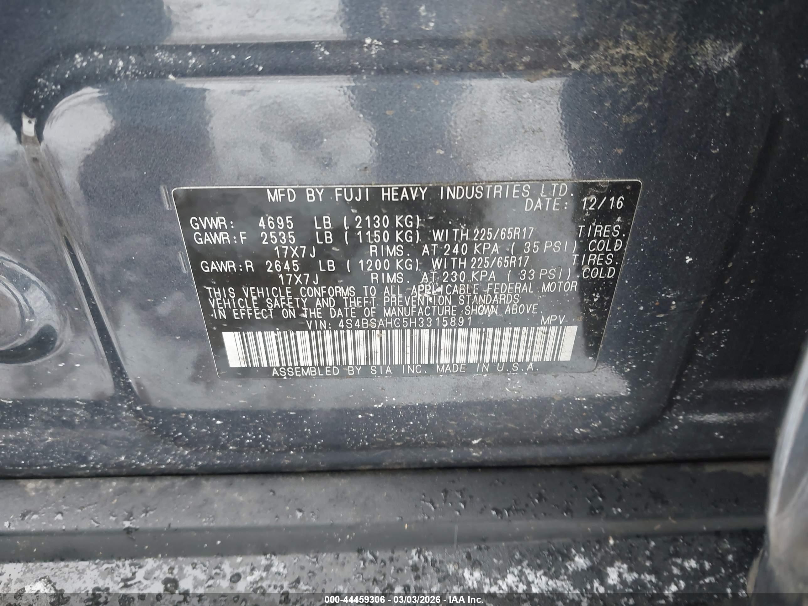 SUBARU OUTBACK image 9