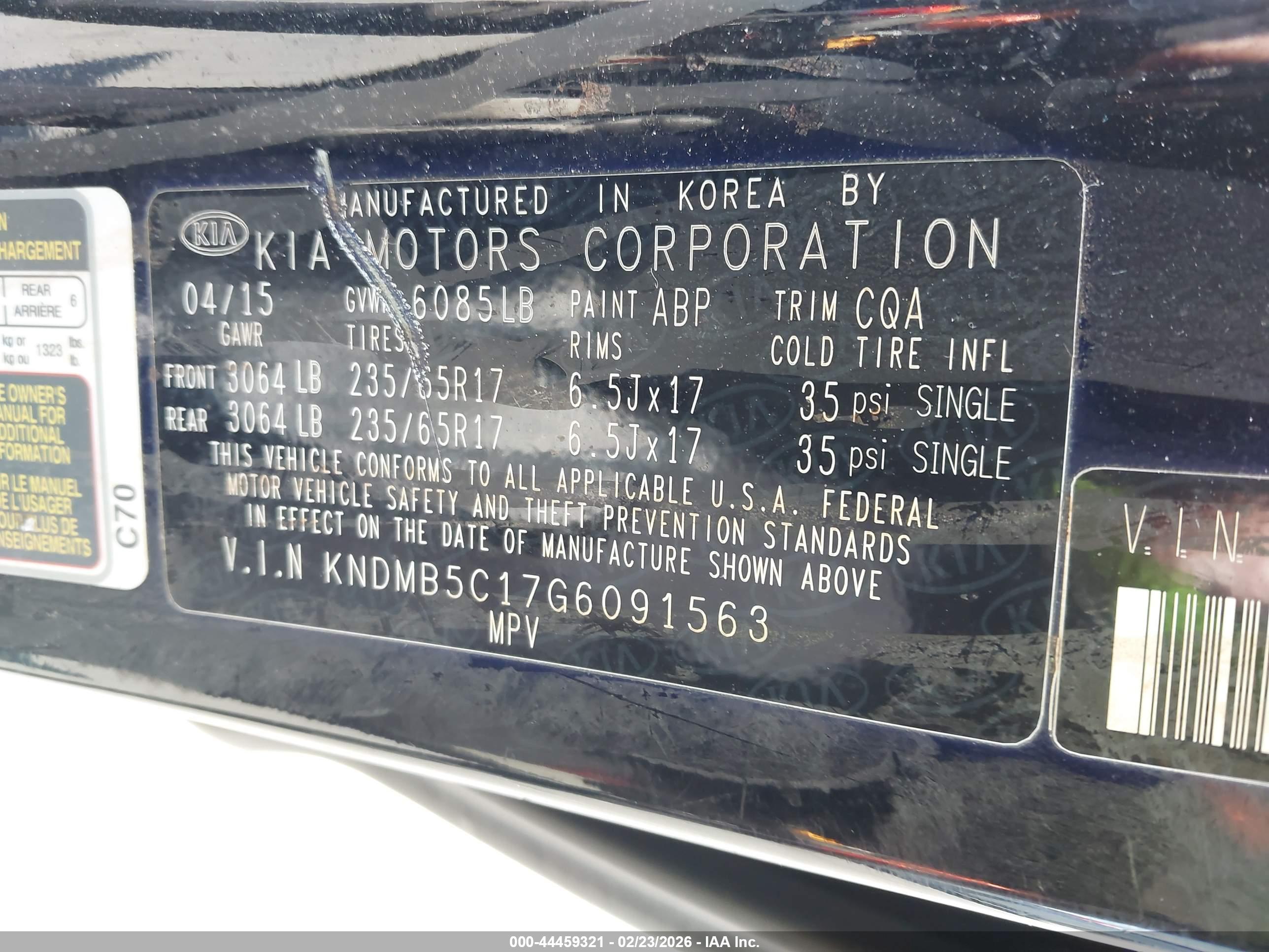 KIA SEDONA image 9