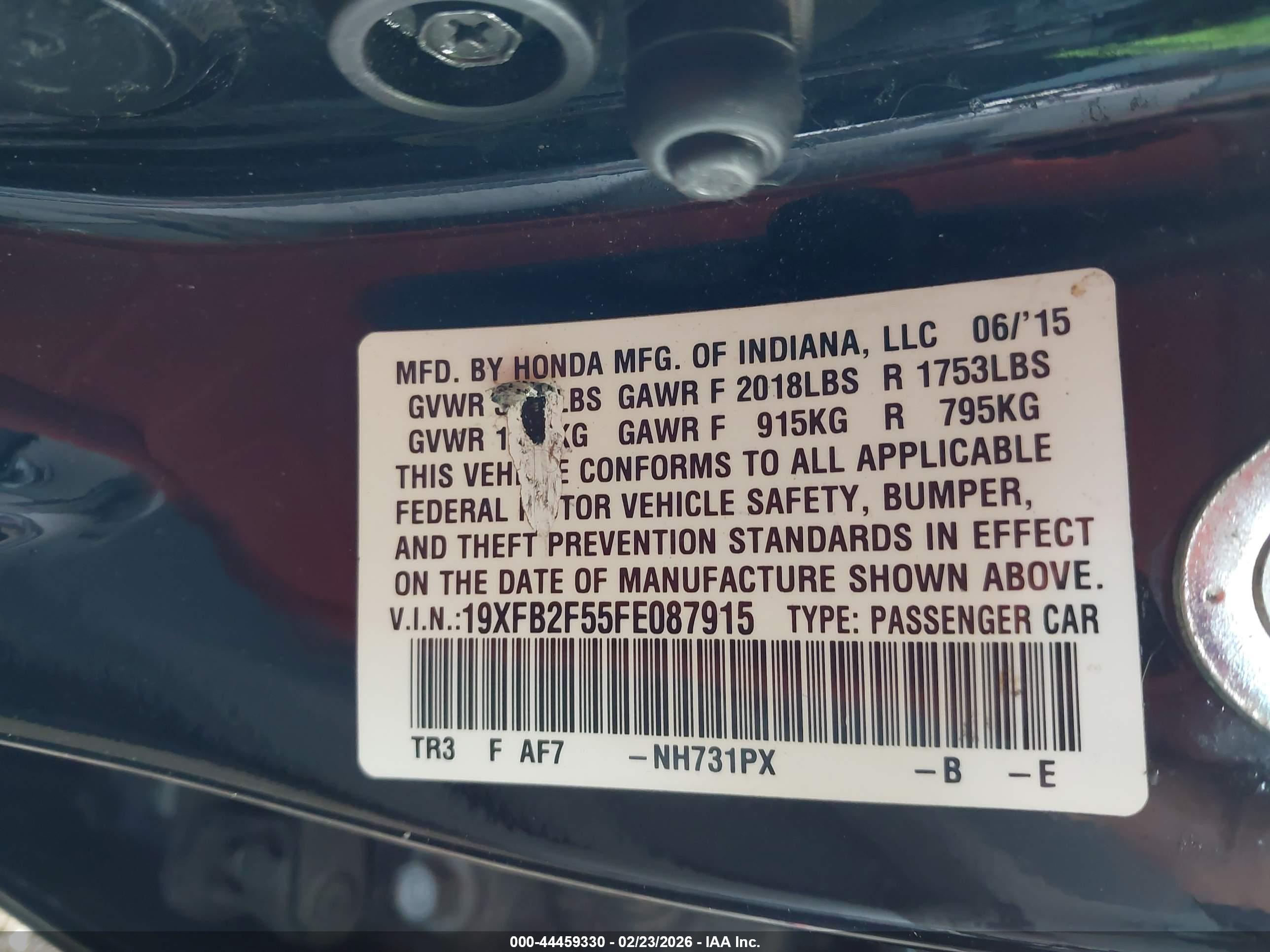 HONDA CIVIC image 9