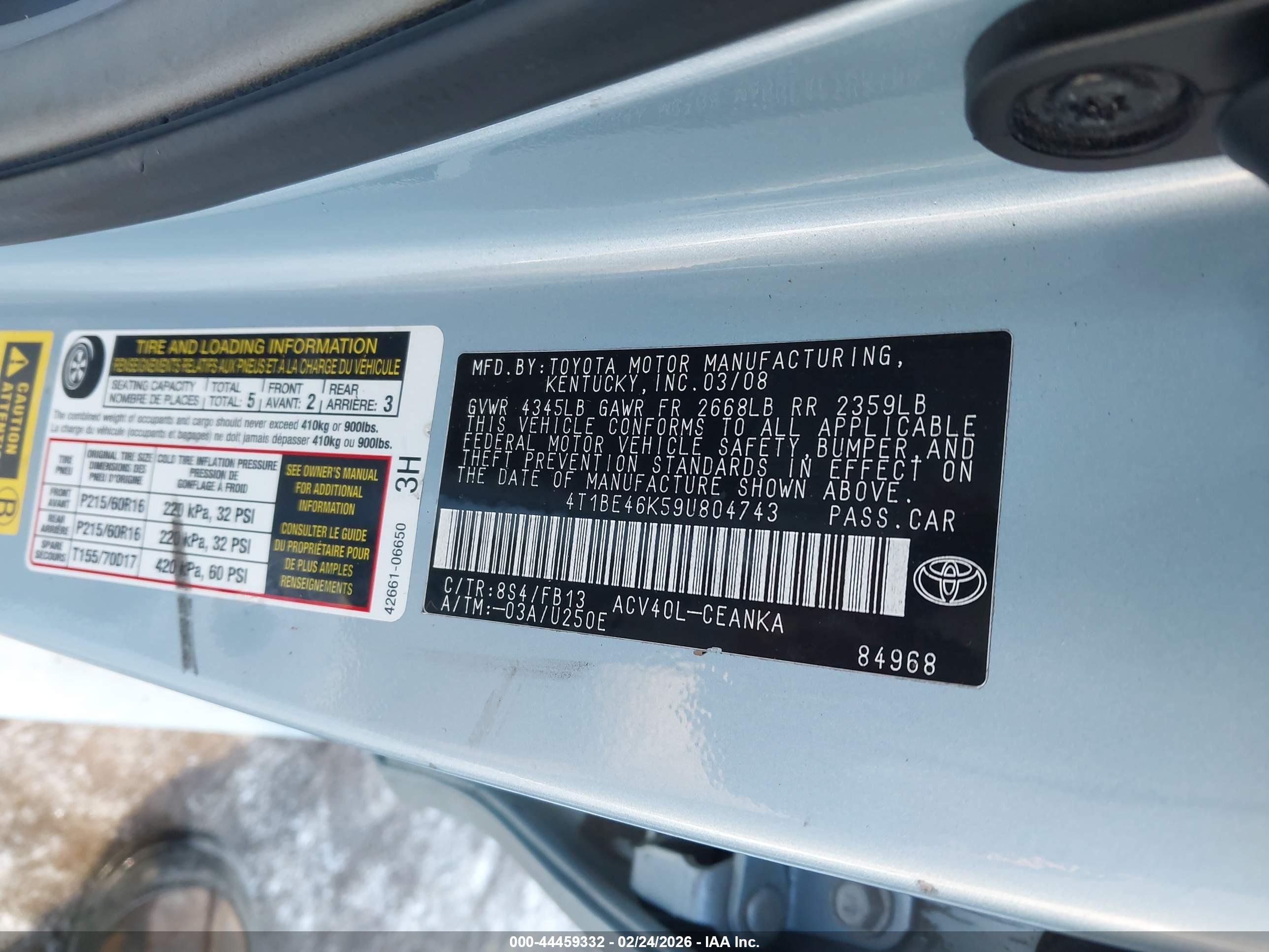 TOYOTA CAMRY image 9