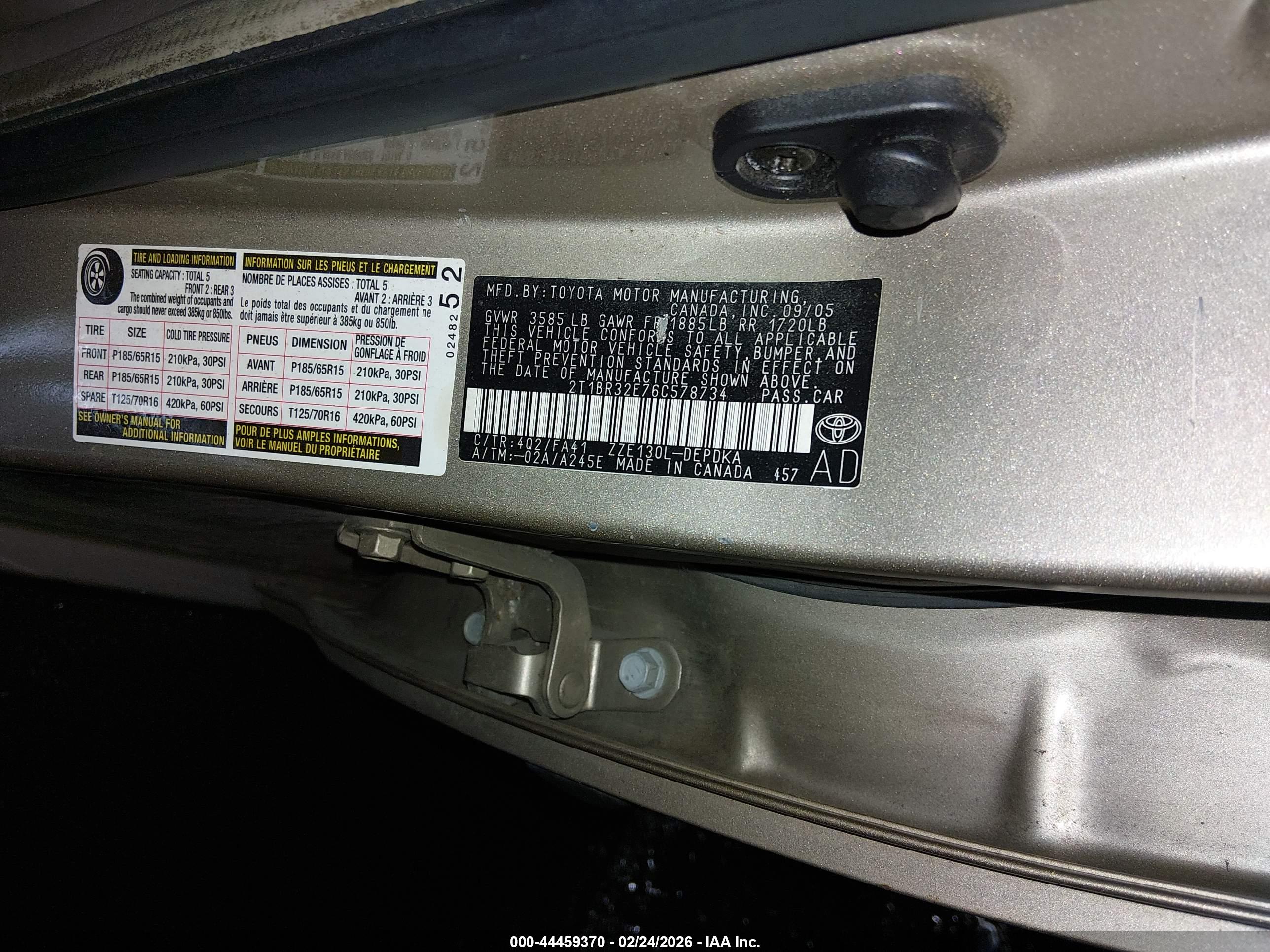 TOYOTA COROLLA image 9