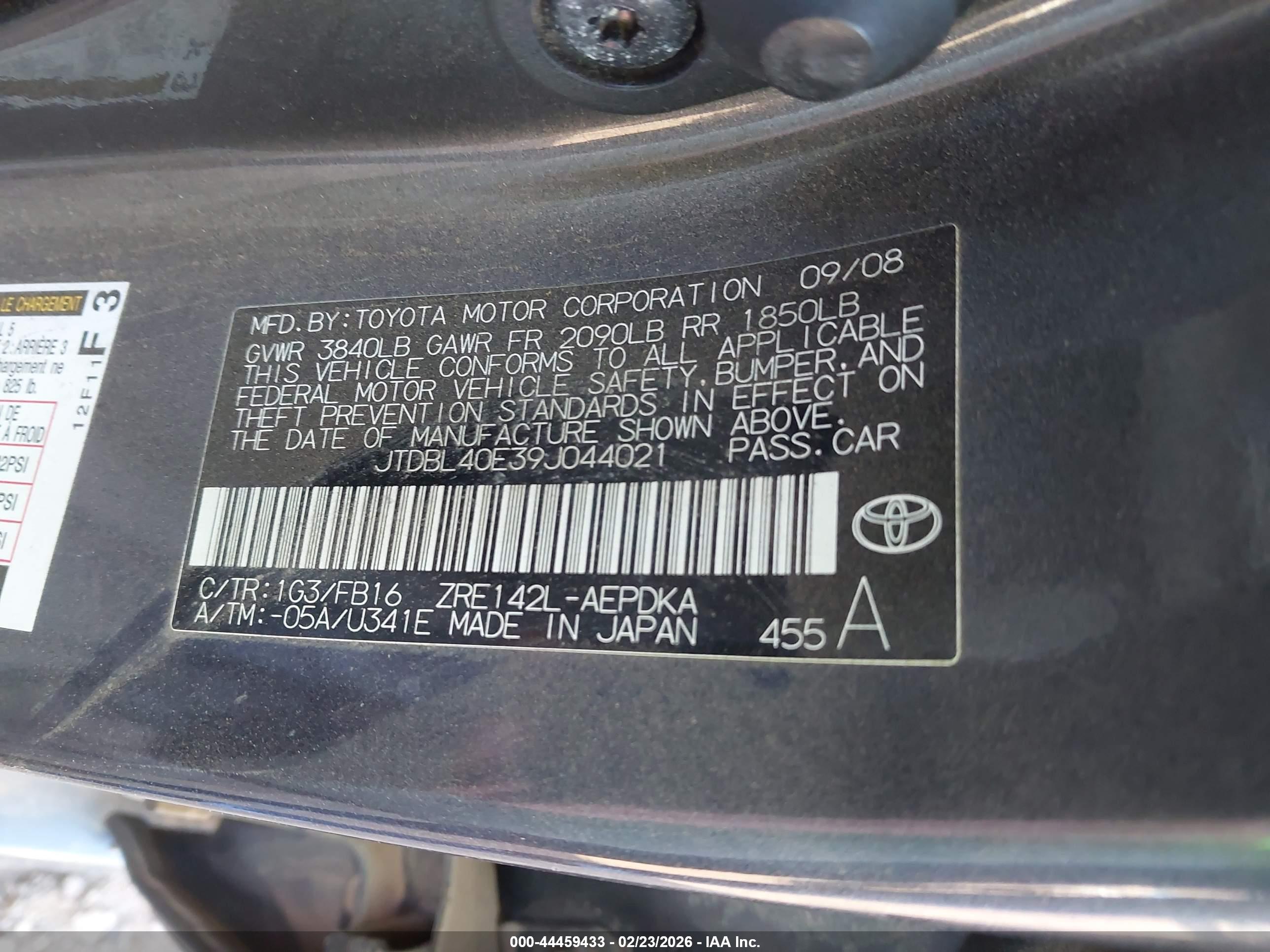 TOYOTA COROLLA image 9