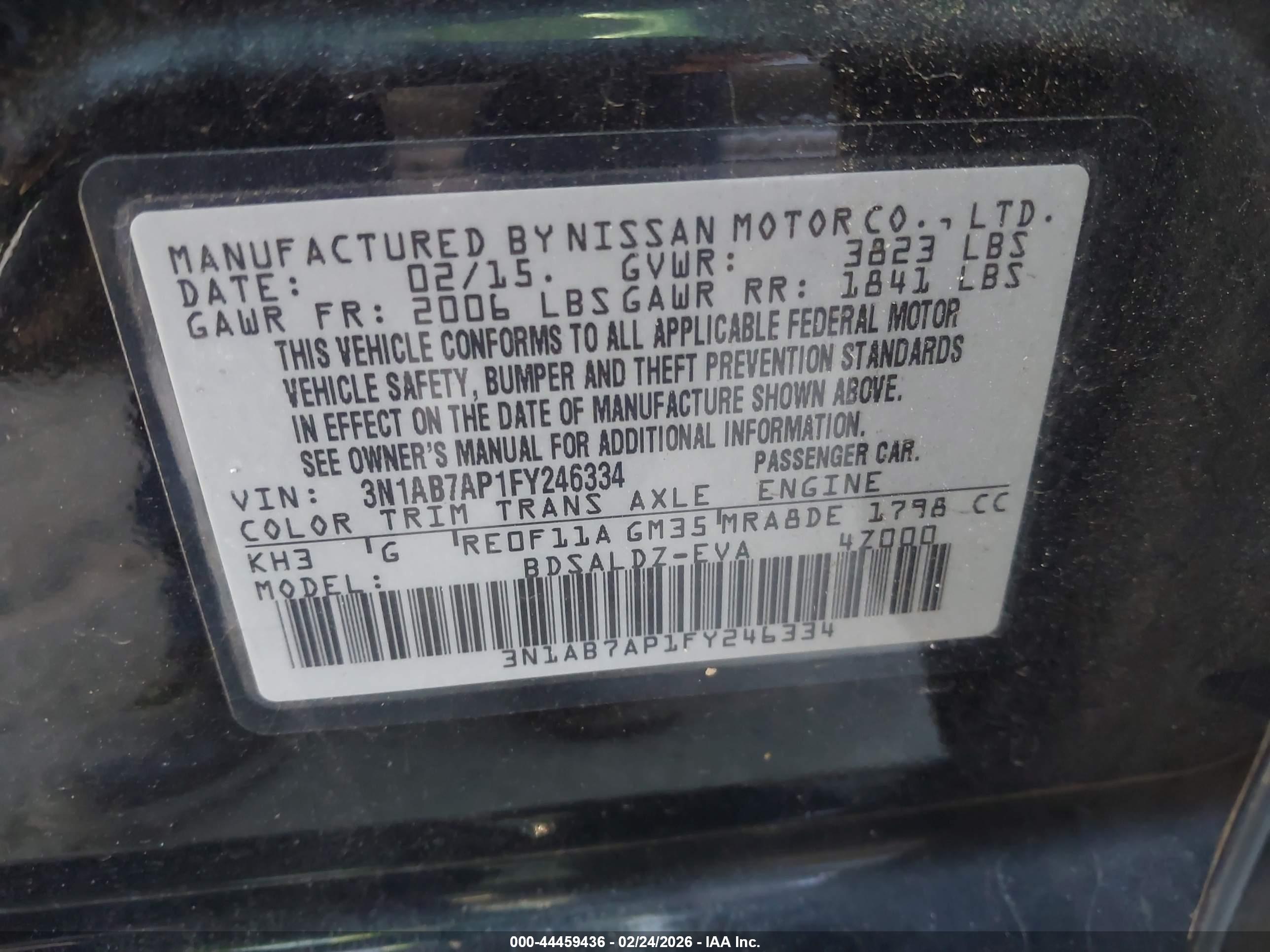 NISSAN SENTRA image 9