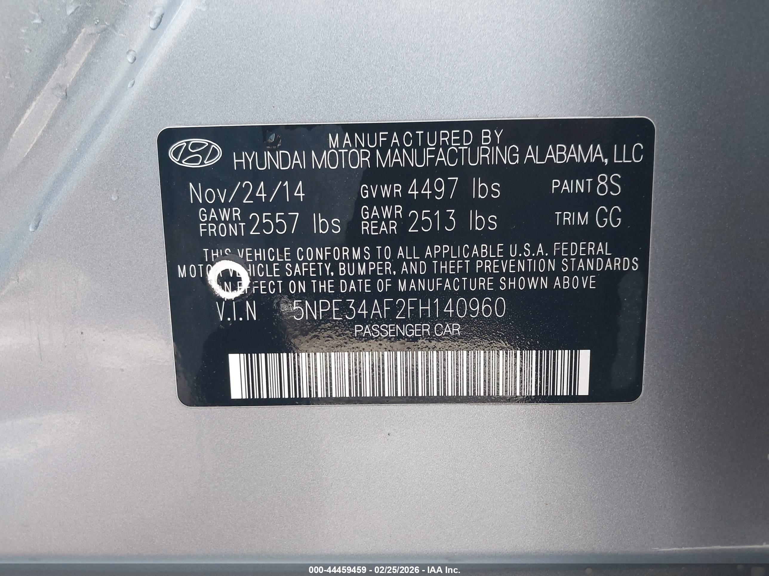 HYUNDAI SONATA image 9