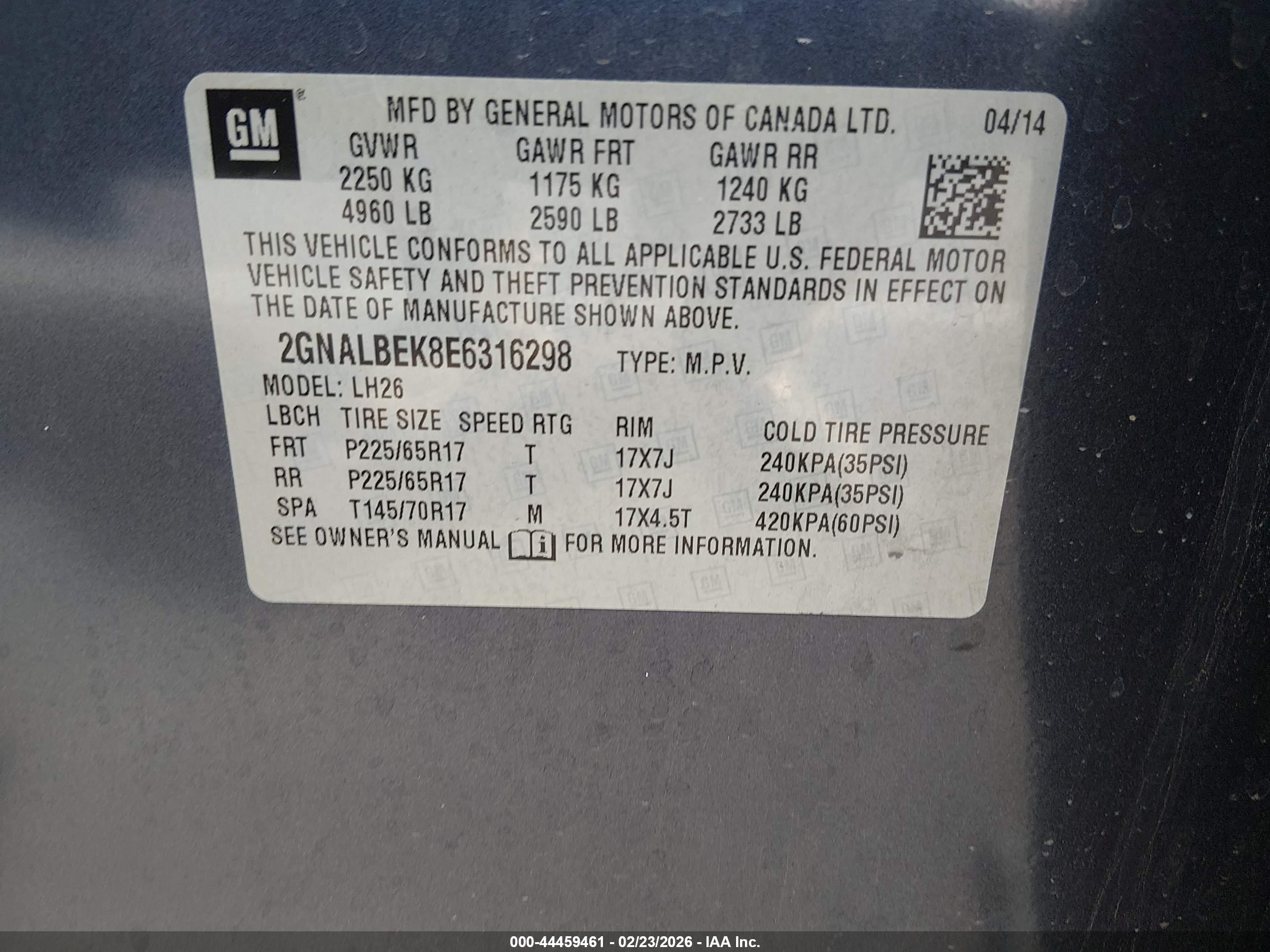 CHEVROLET EQUINOX image 9