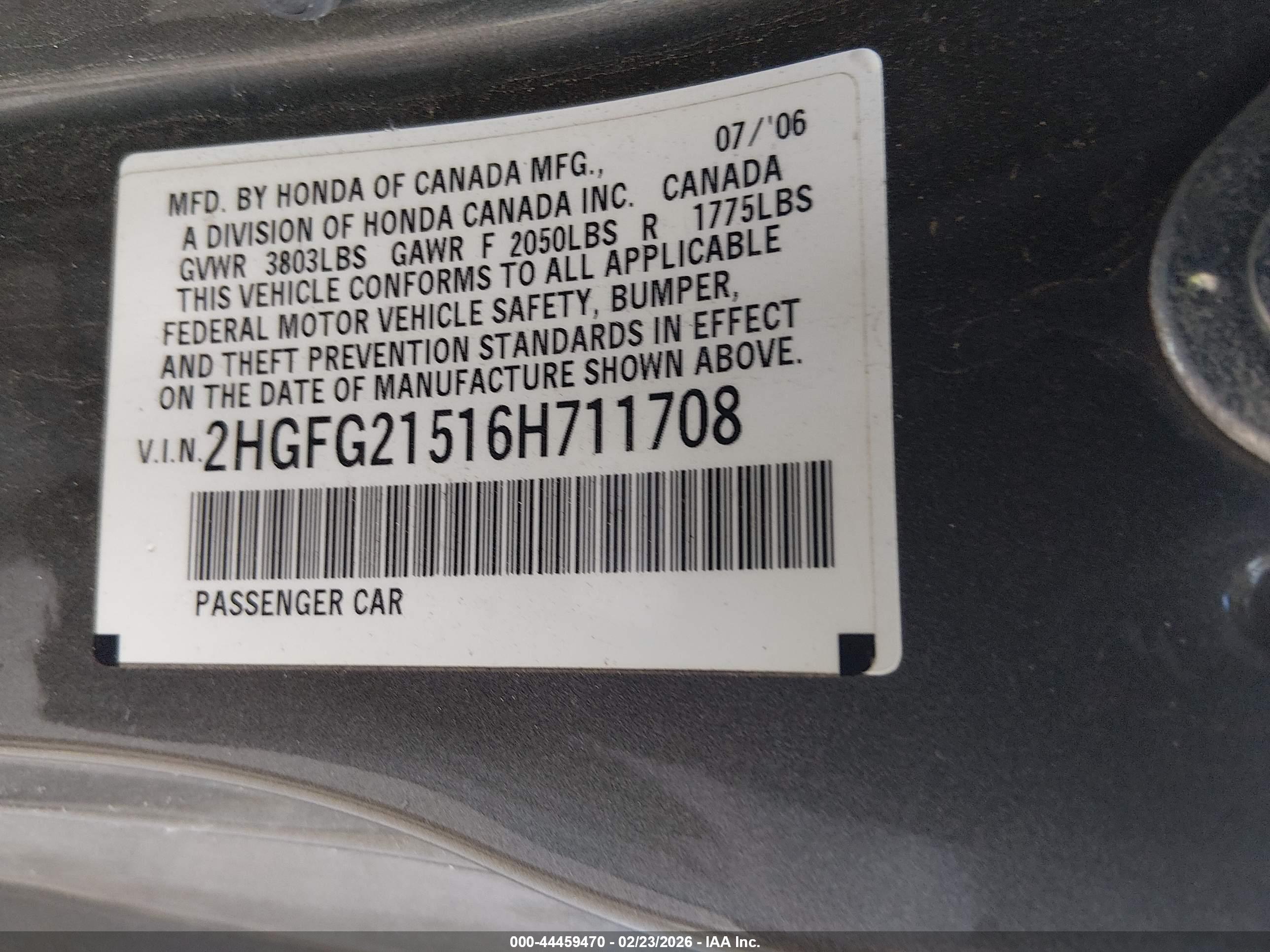 HONDA CIVIC image 9