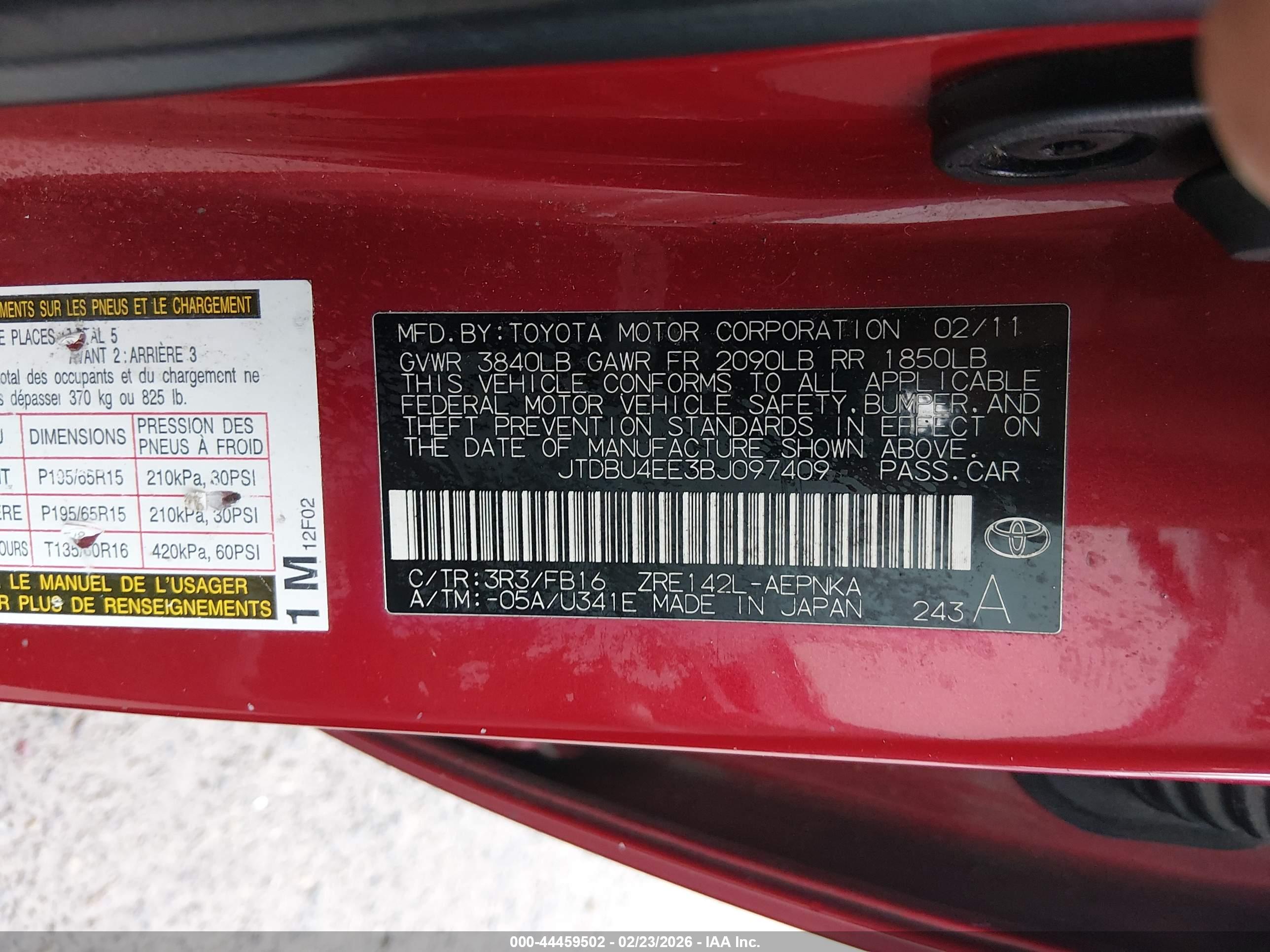 TOYOTA COROLLA image 9