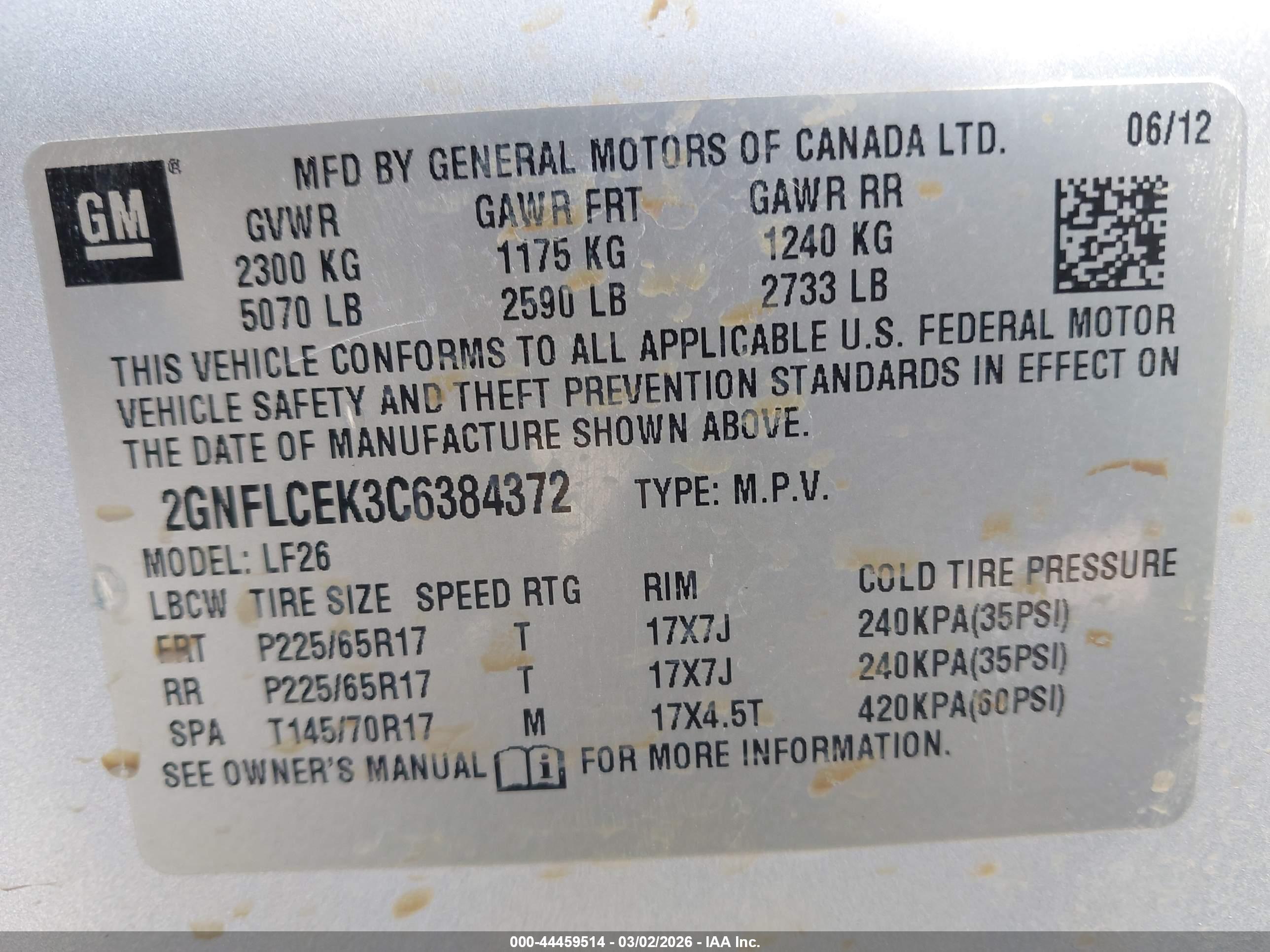CHEVROLET EQUINOX image 9