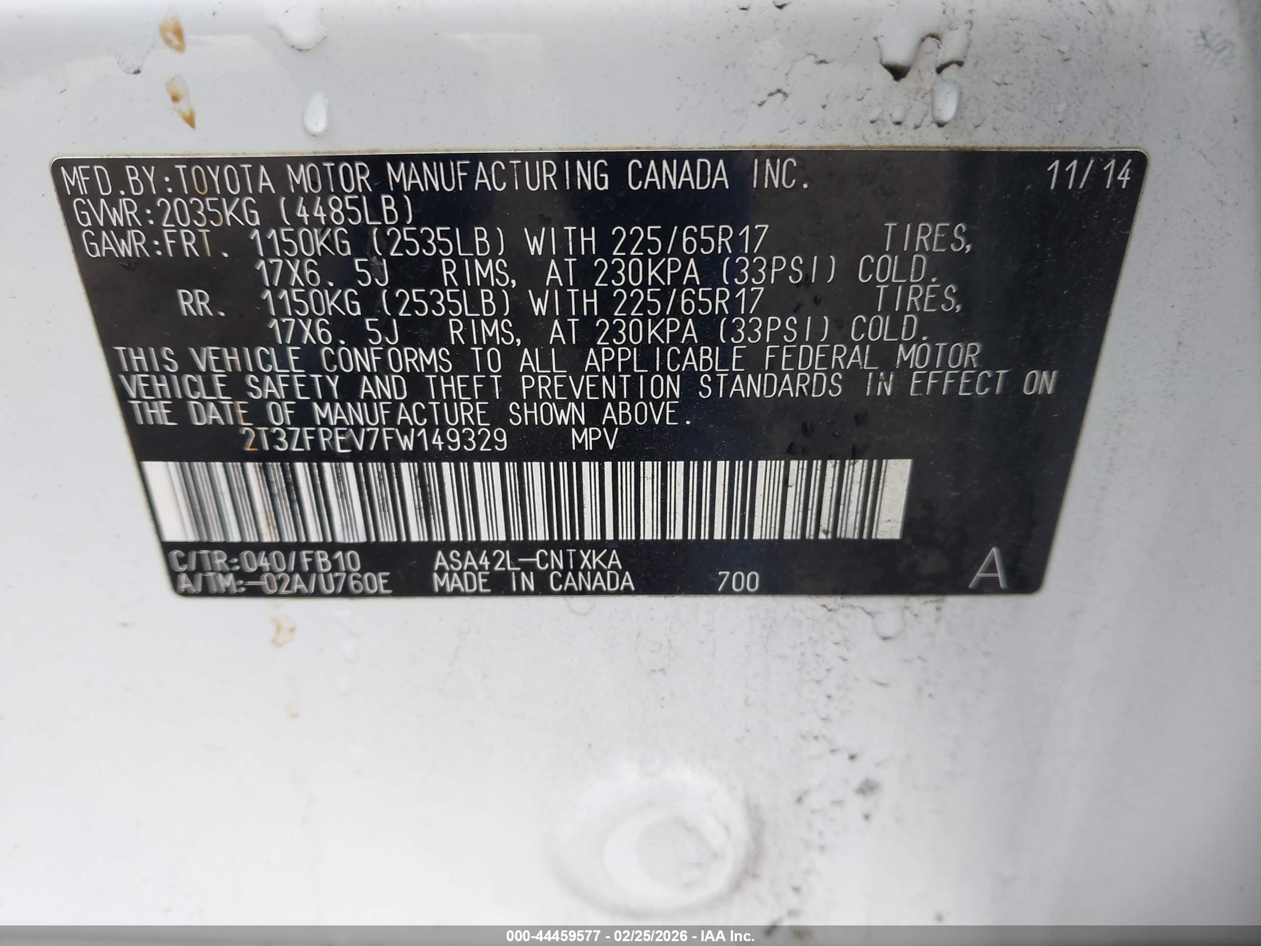 TOYOTA RAV4 image 9