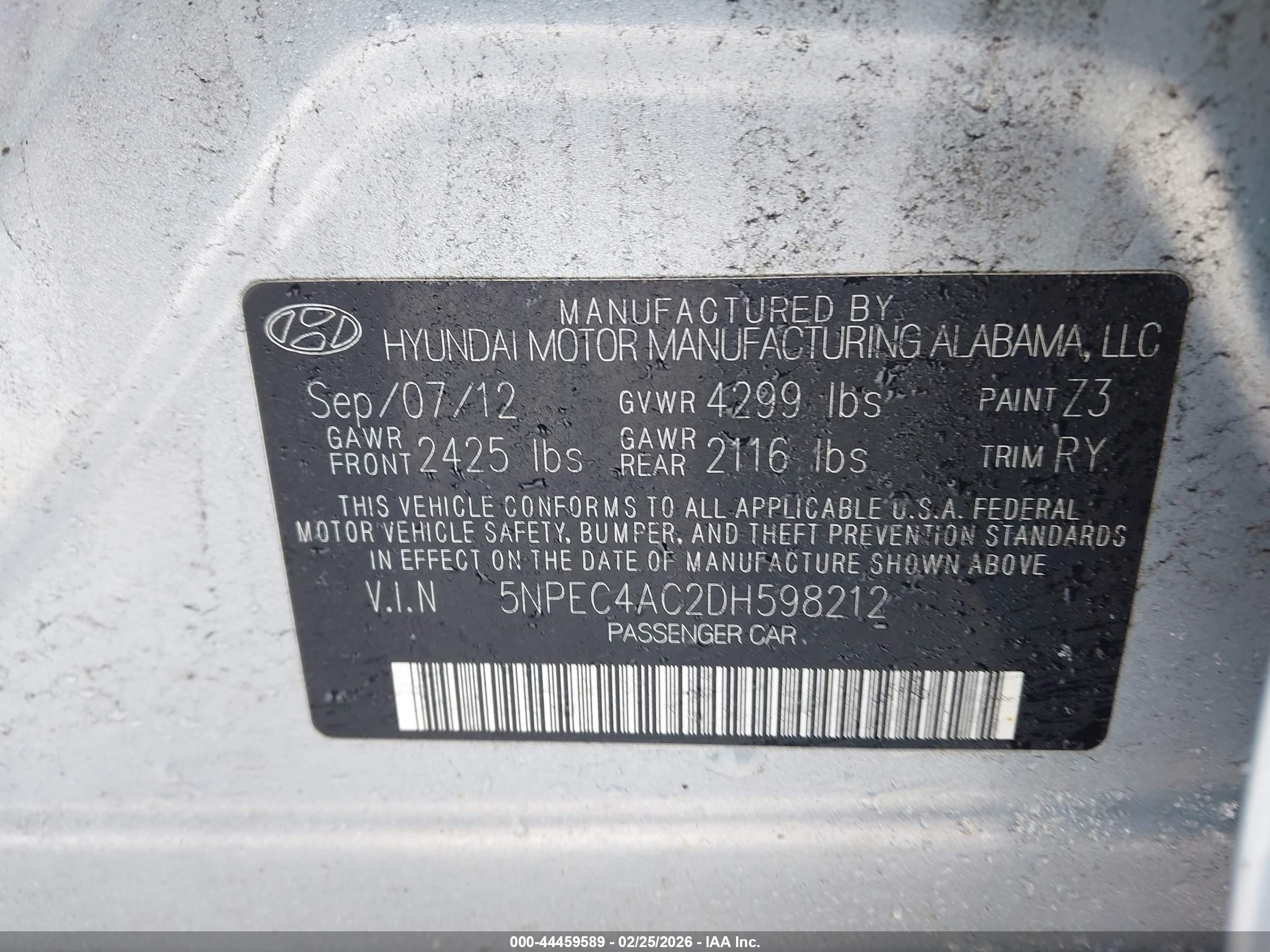 HYUNDAI SONATA image 9