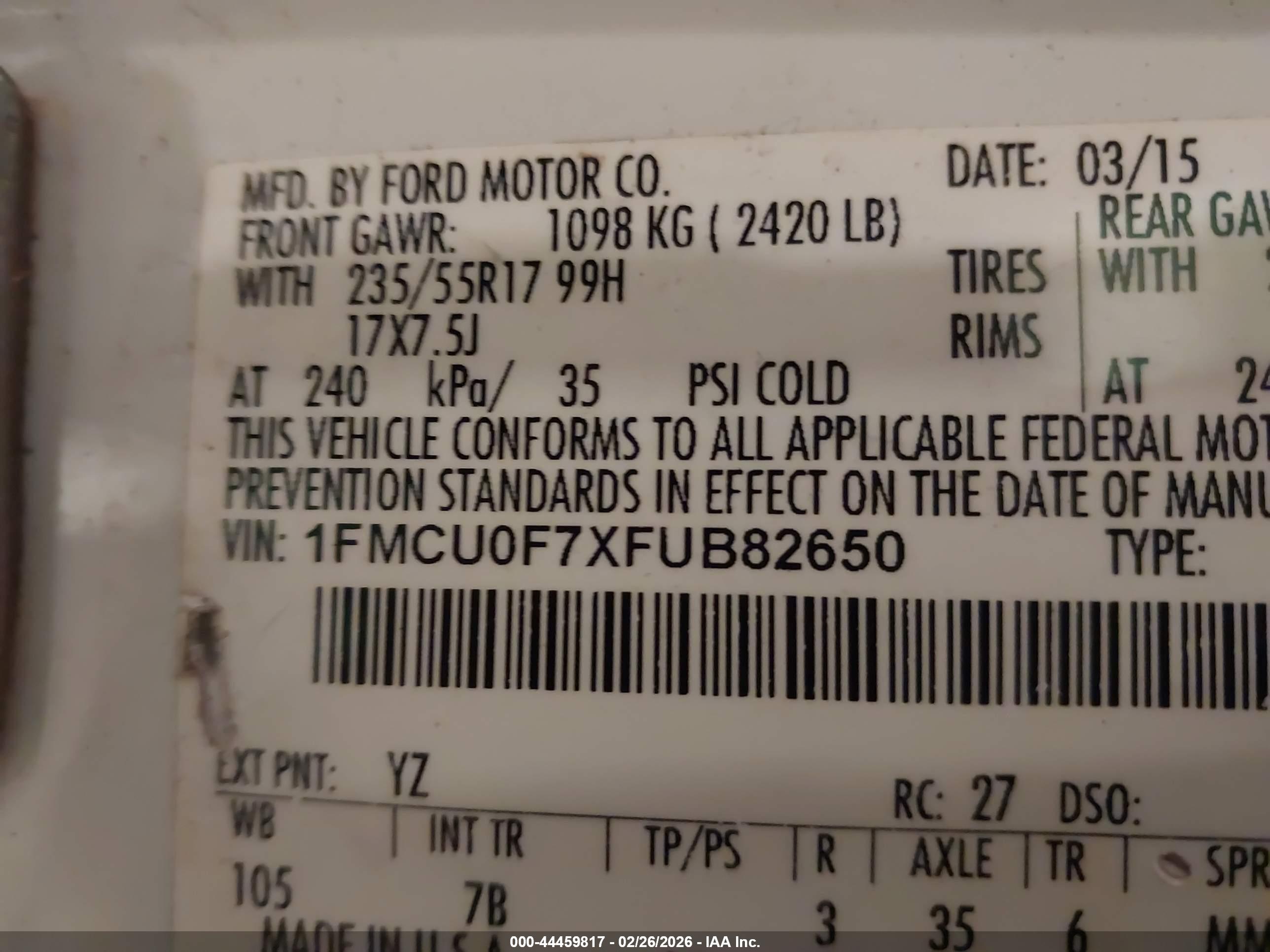FORD ESCAPE image 9