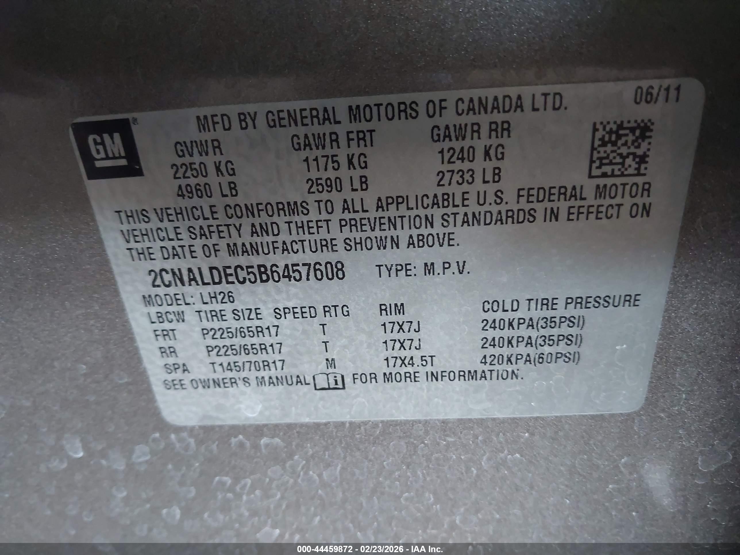 CHEVROLET EQUINOX image 9
