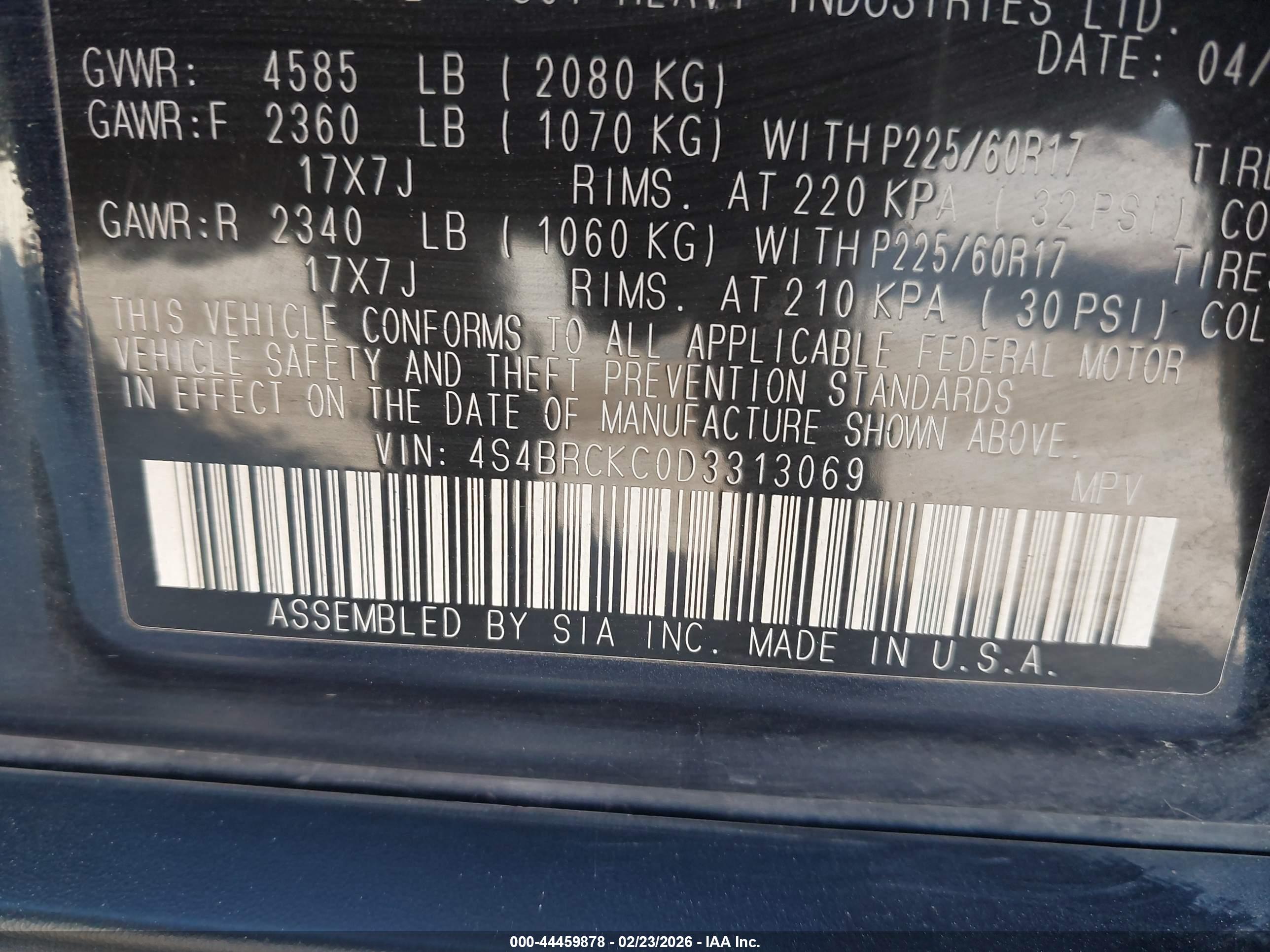 SUBARU OUTBACK image 9