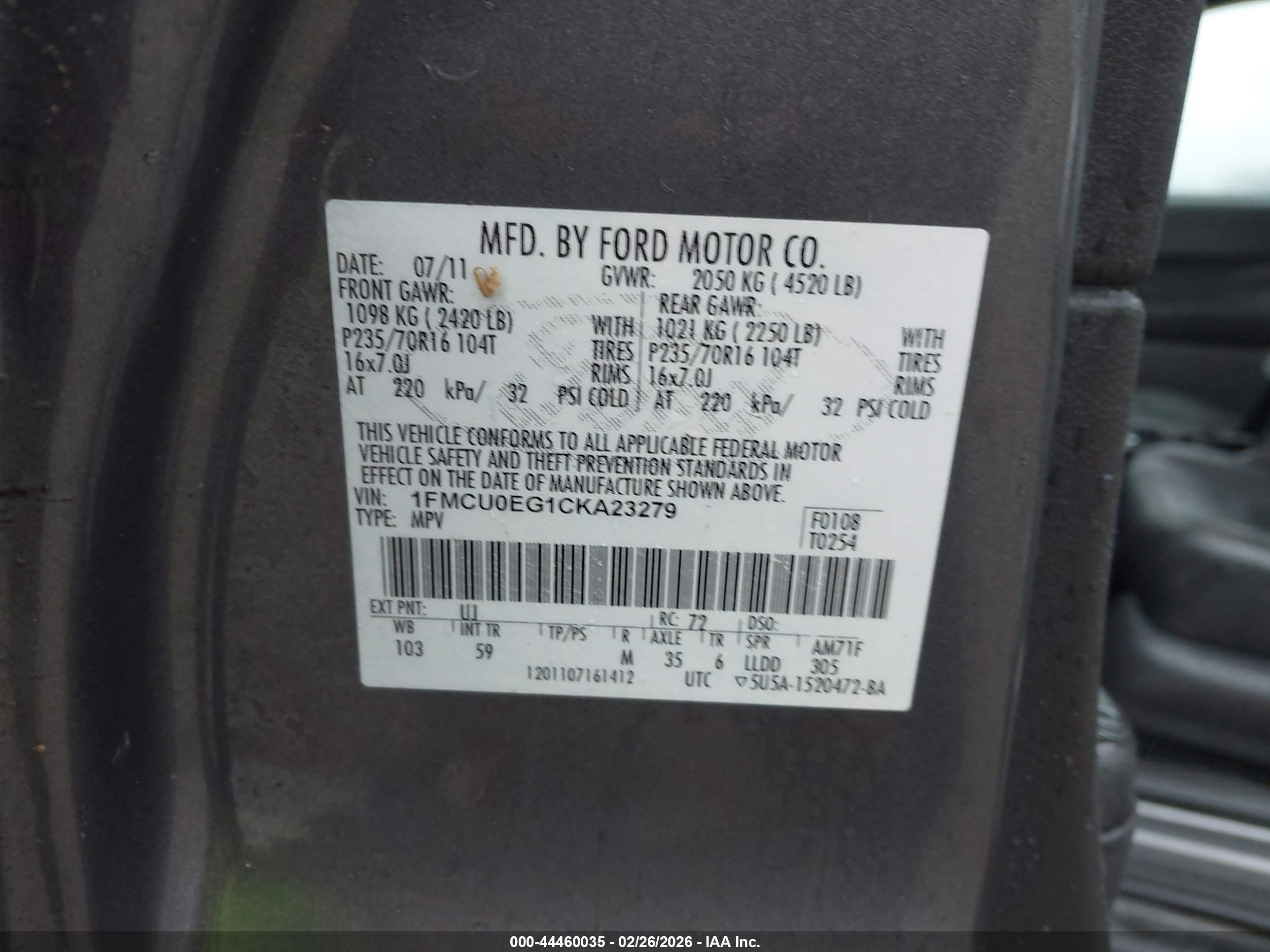 FORD ESCAPE image 9