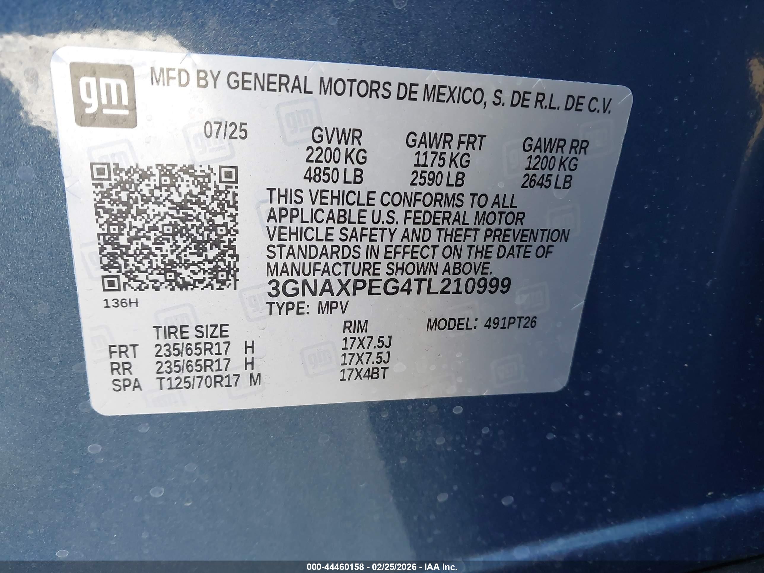 CHEVROLET EQUINOX image 9