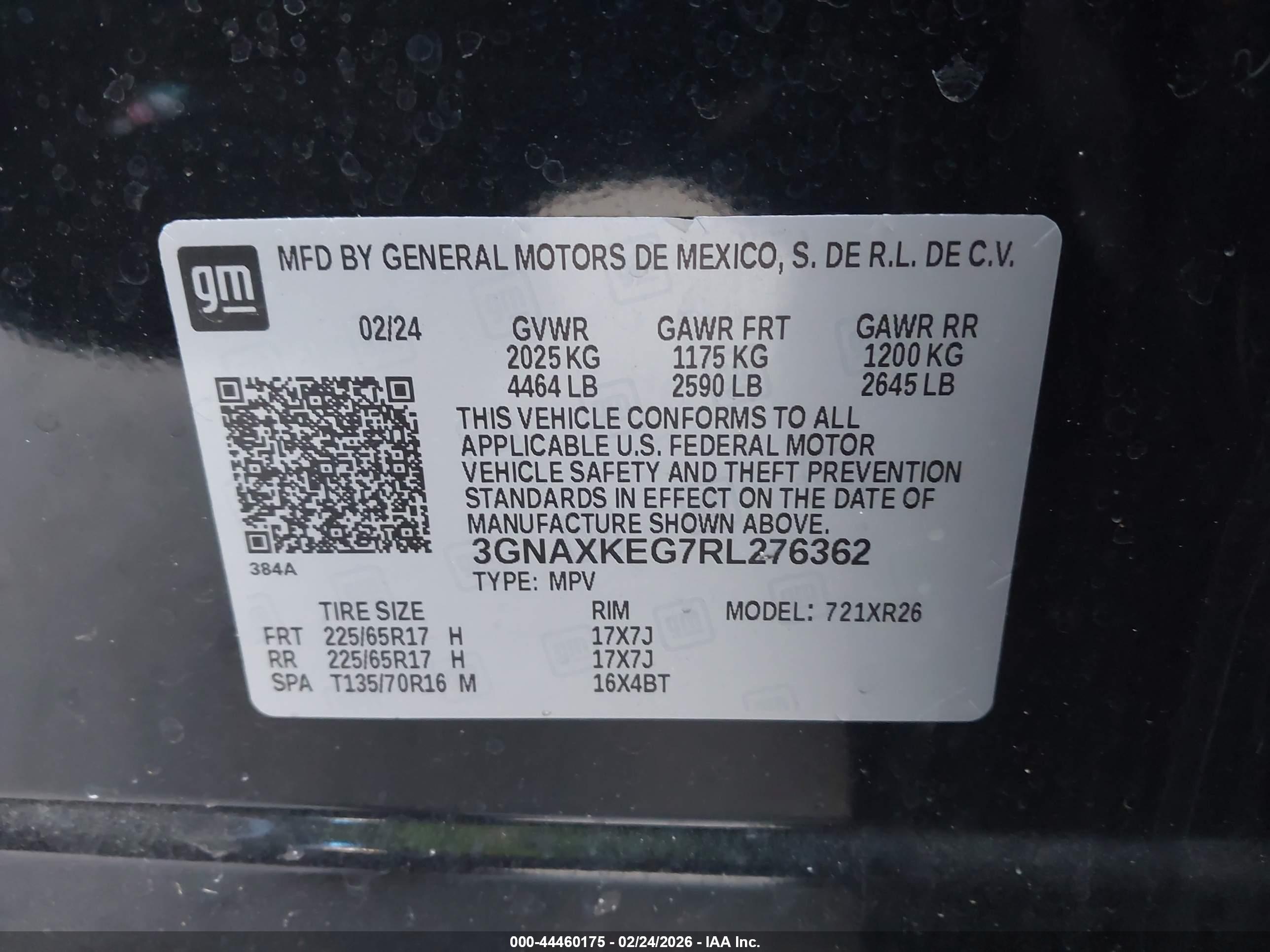 CHEVROLET EQUINOX image 9