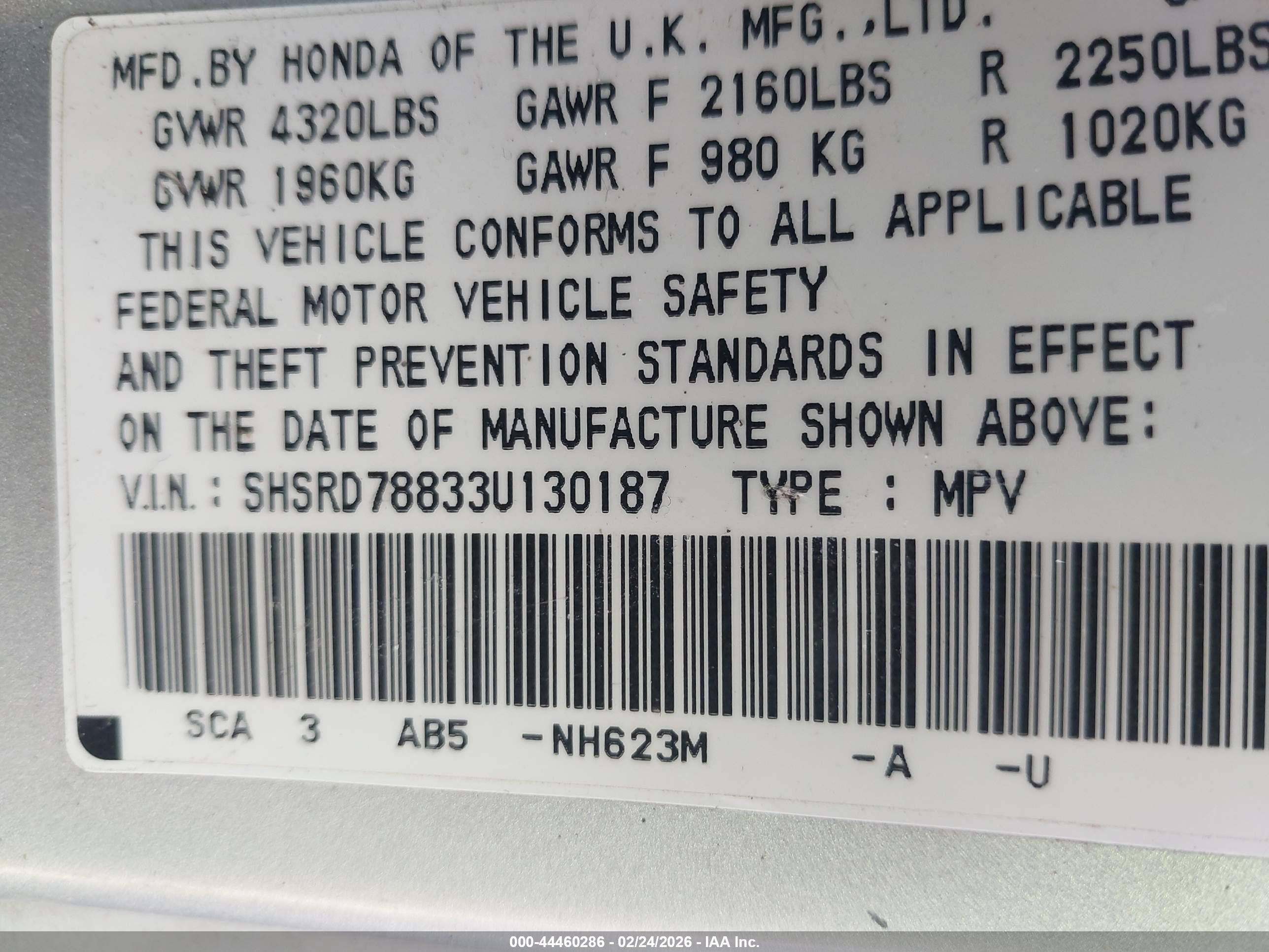 HONDA CR-V image 9