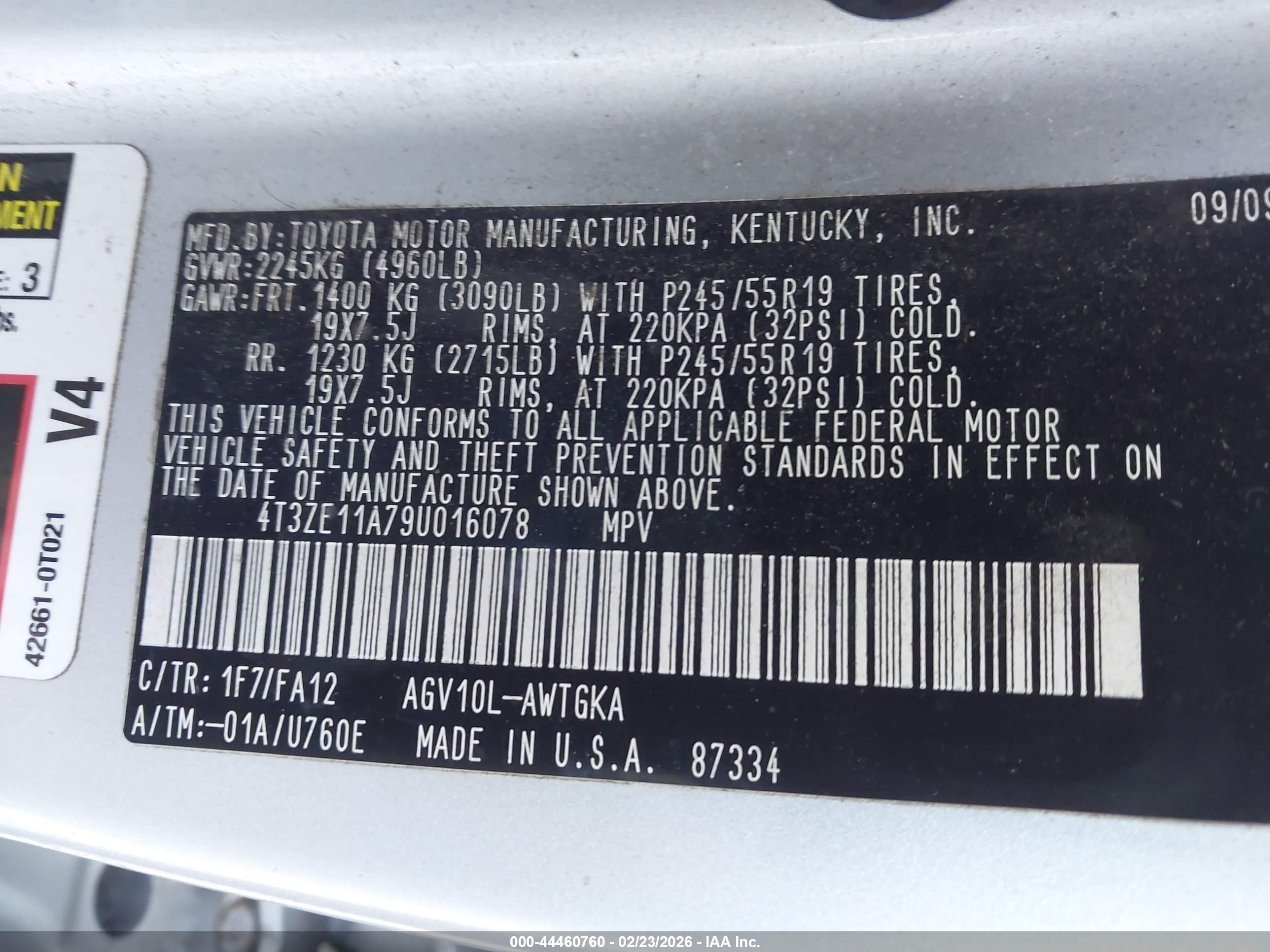 TOYOTA VENZA image 9