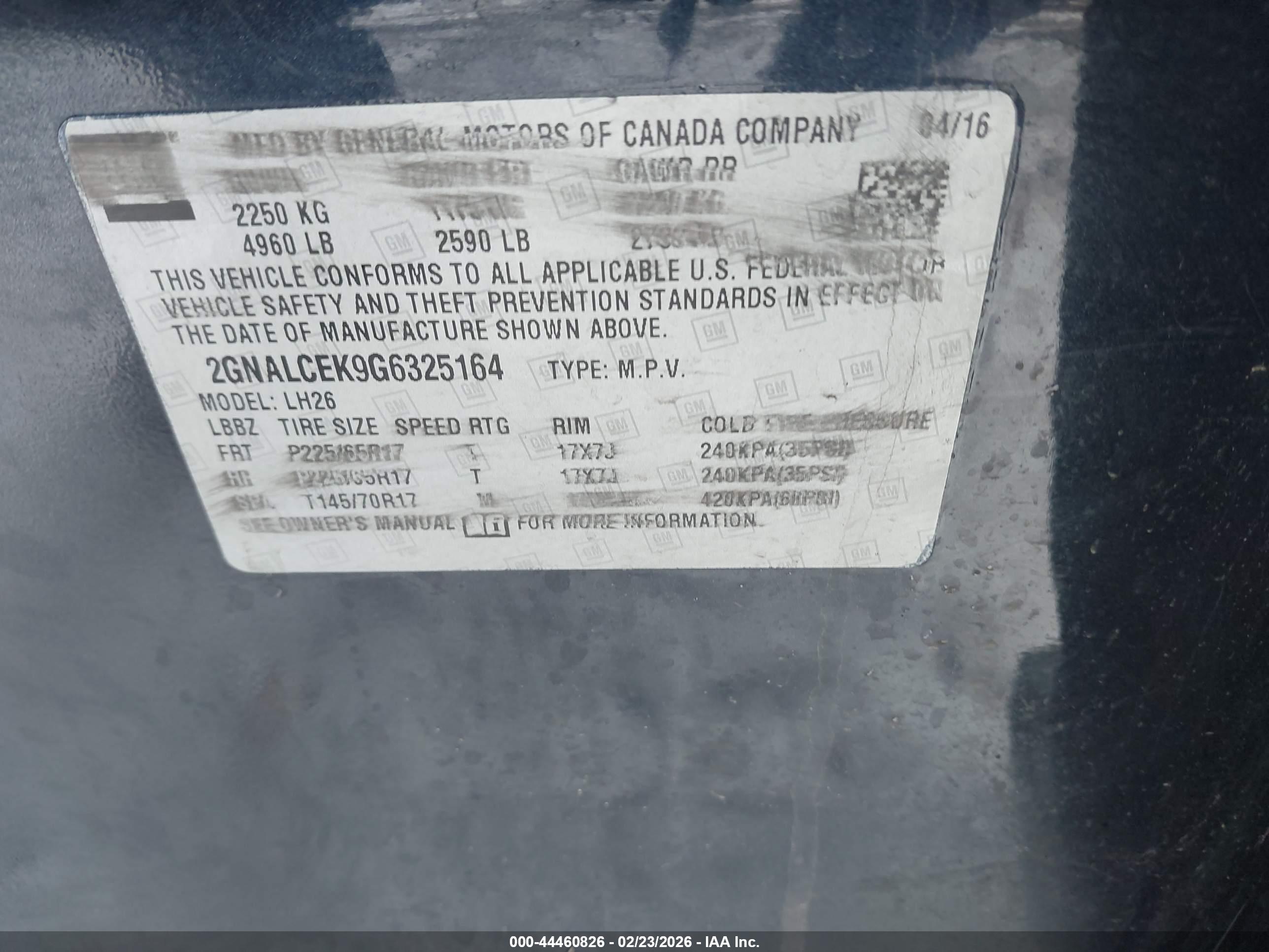 CHEVROLET EQUINOX image 9