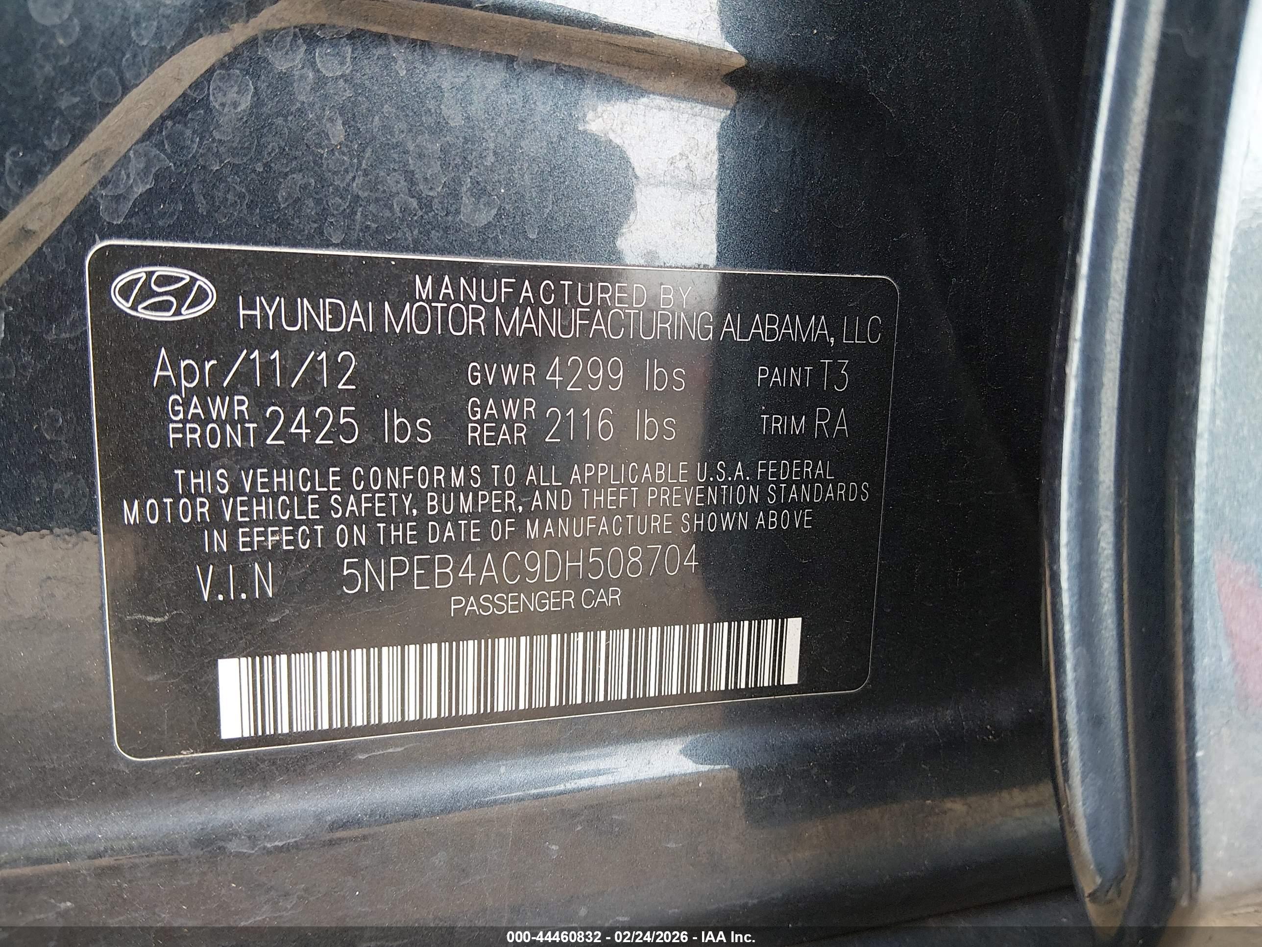 HYUNDAI SONATA image 9