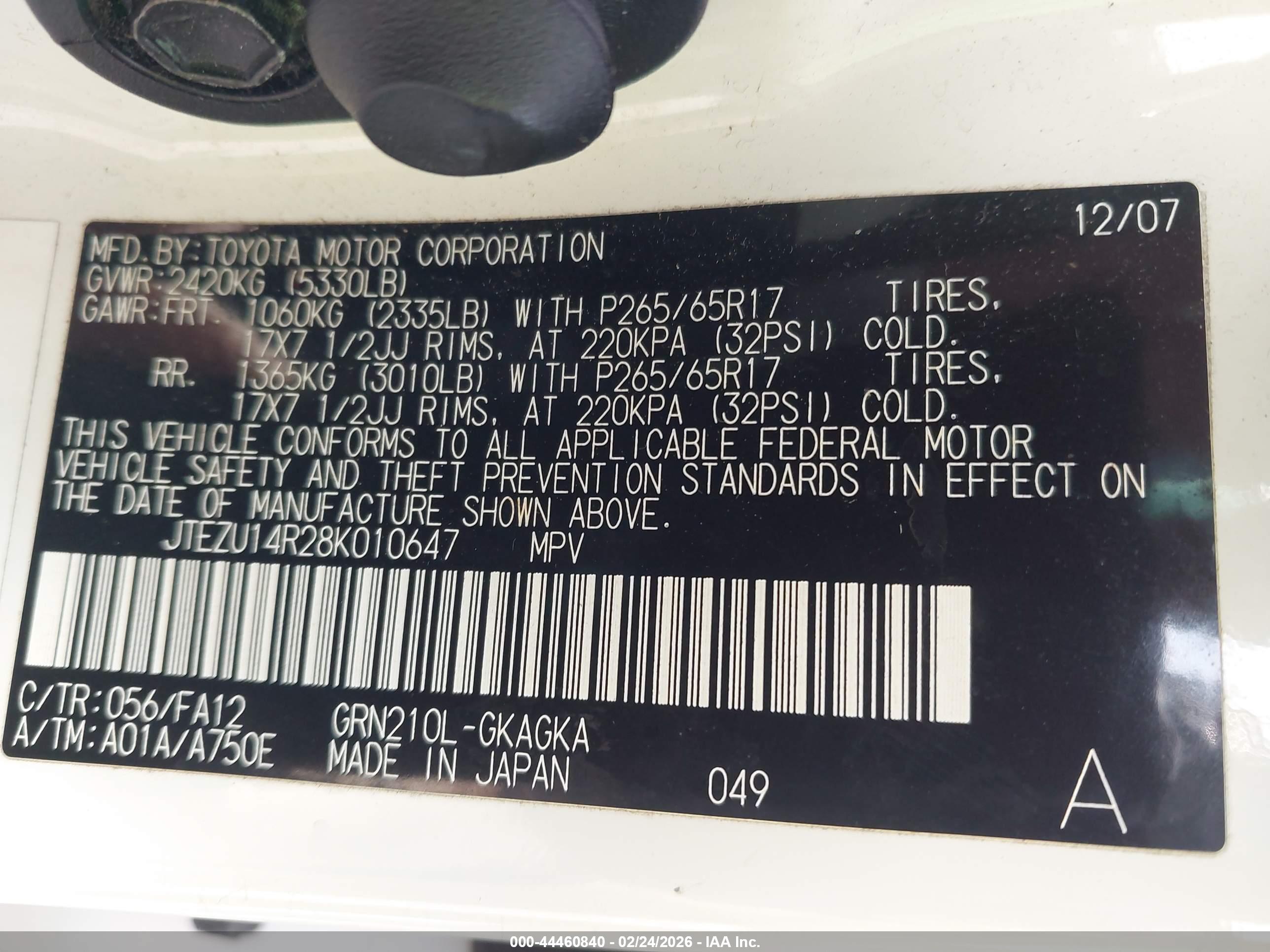 TOYOTA 4RUNNER image 9