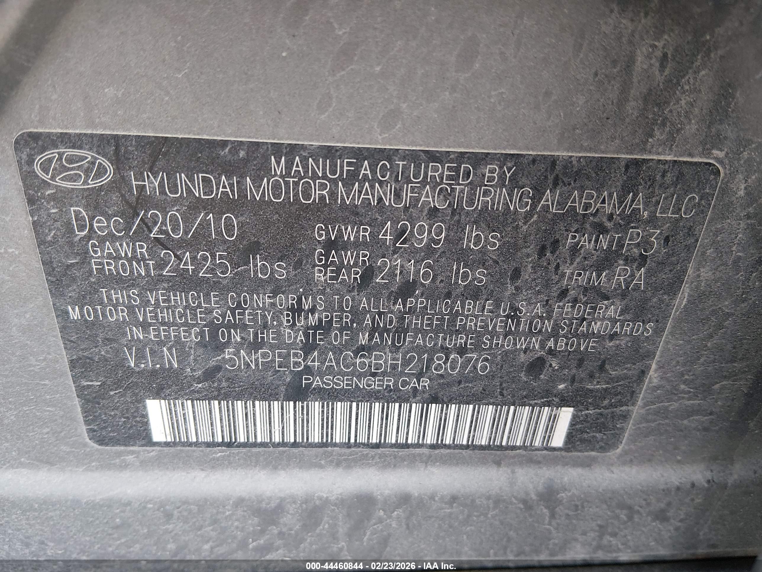 HYUNDAI SONATA image 9