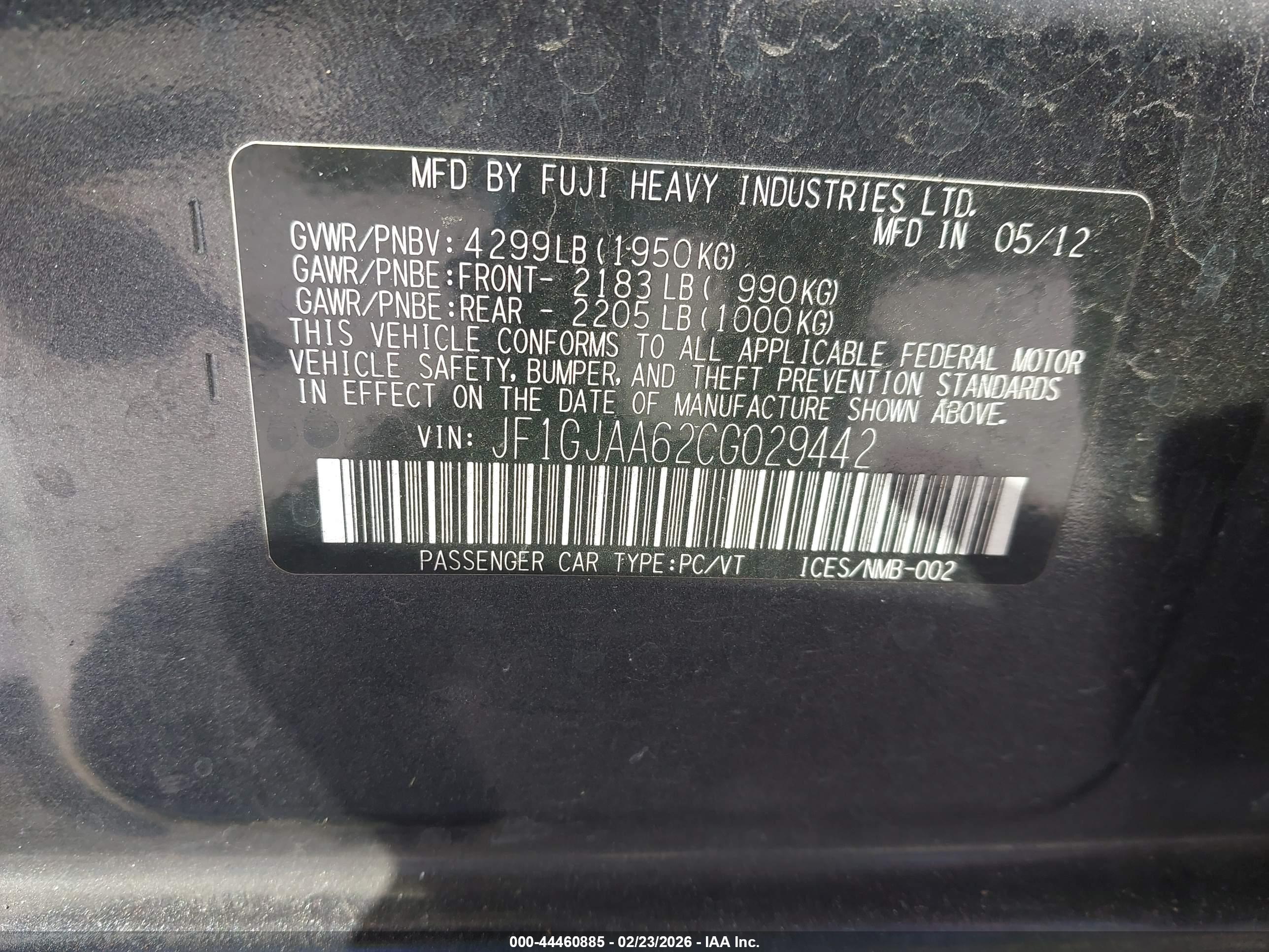 SUBARU IMPREZA image 9