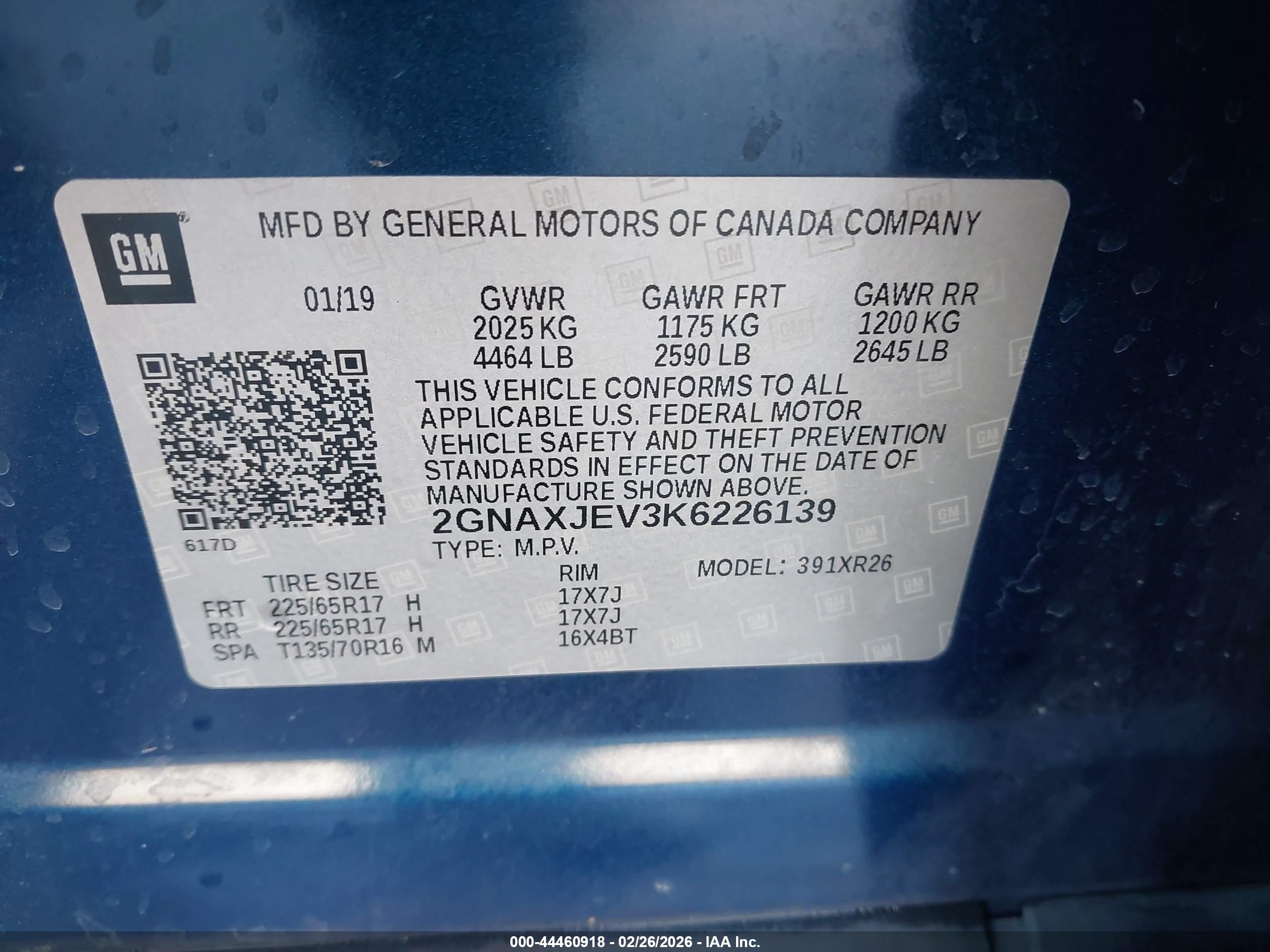 CHEVROLET EQUINOX image 9