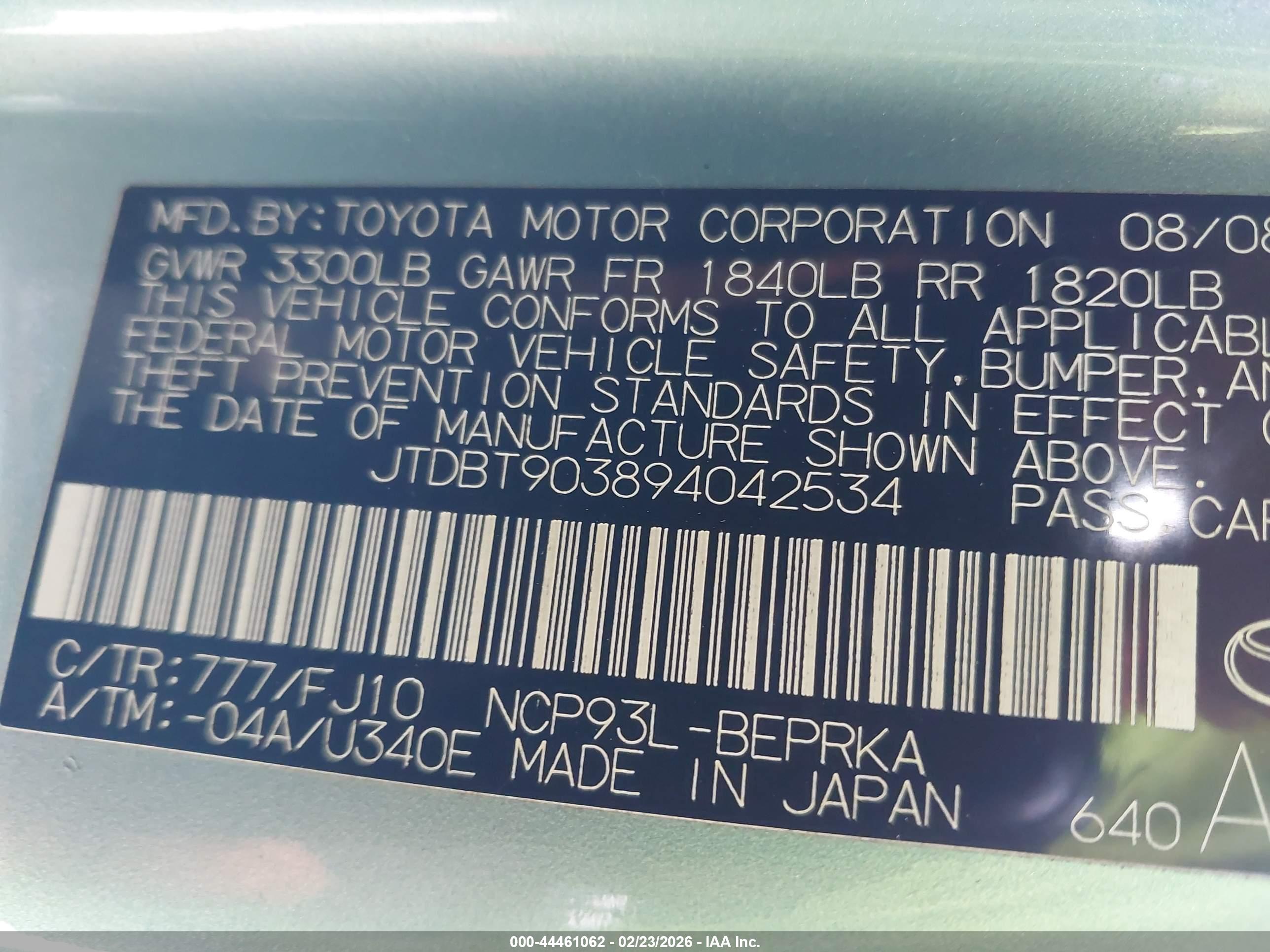 TOYOTA YARIS image 9