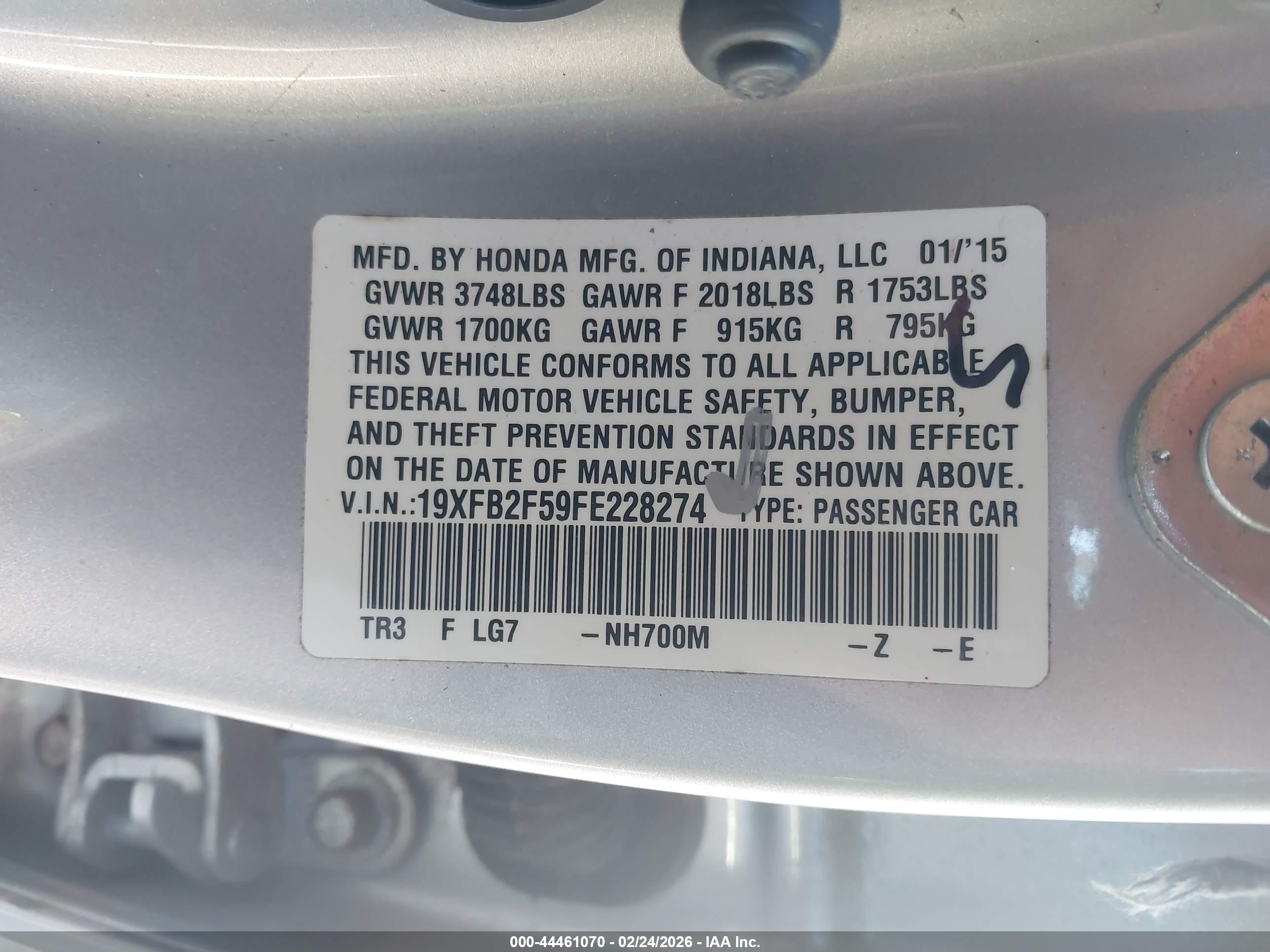HONDA CIVIC image 9