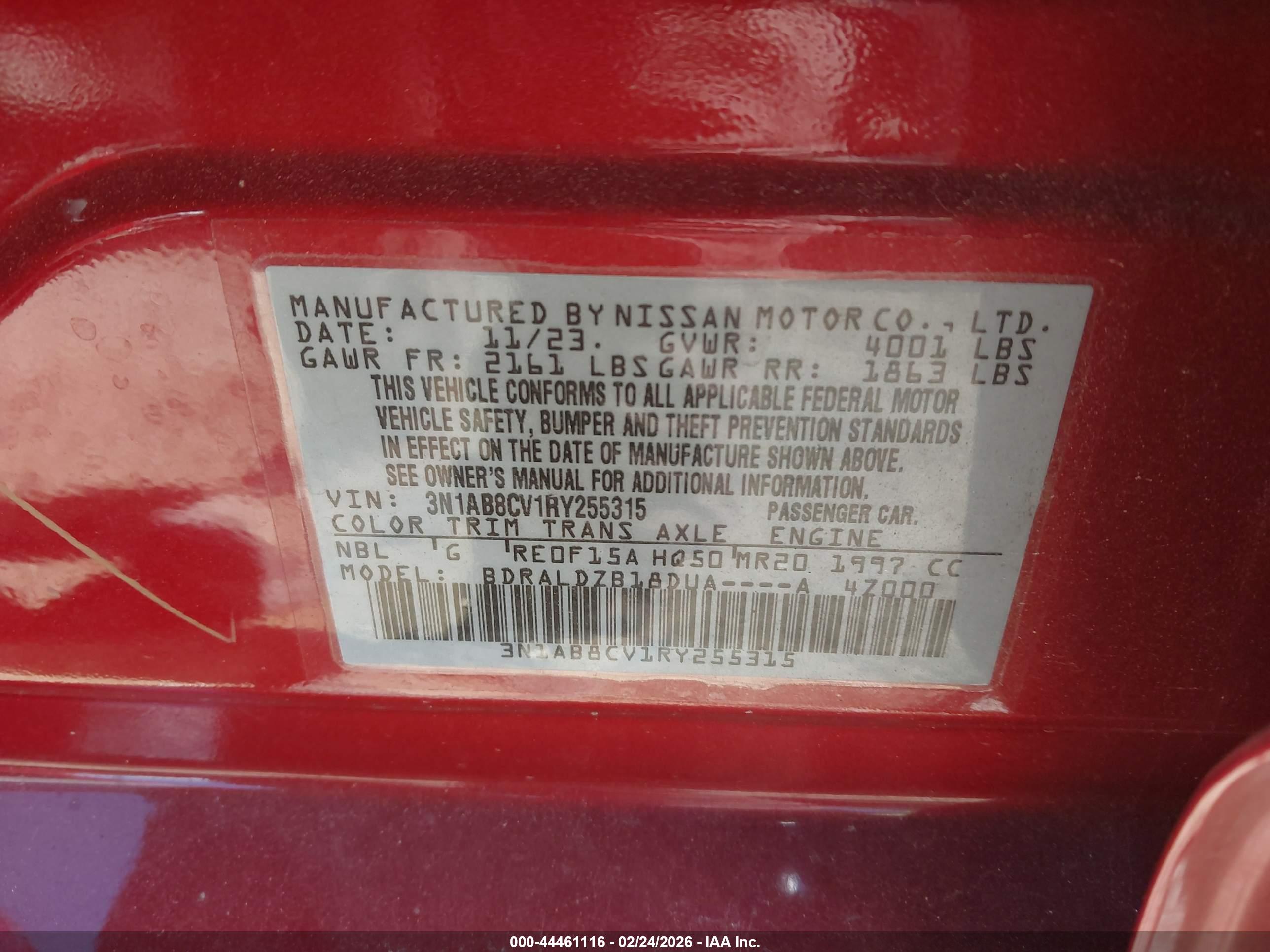 NISSAN SENTRA image 9