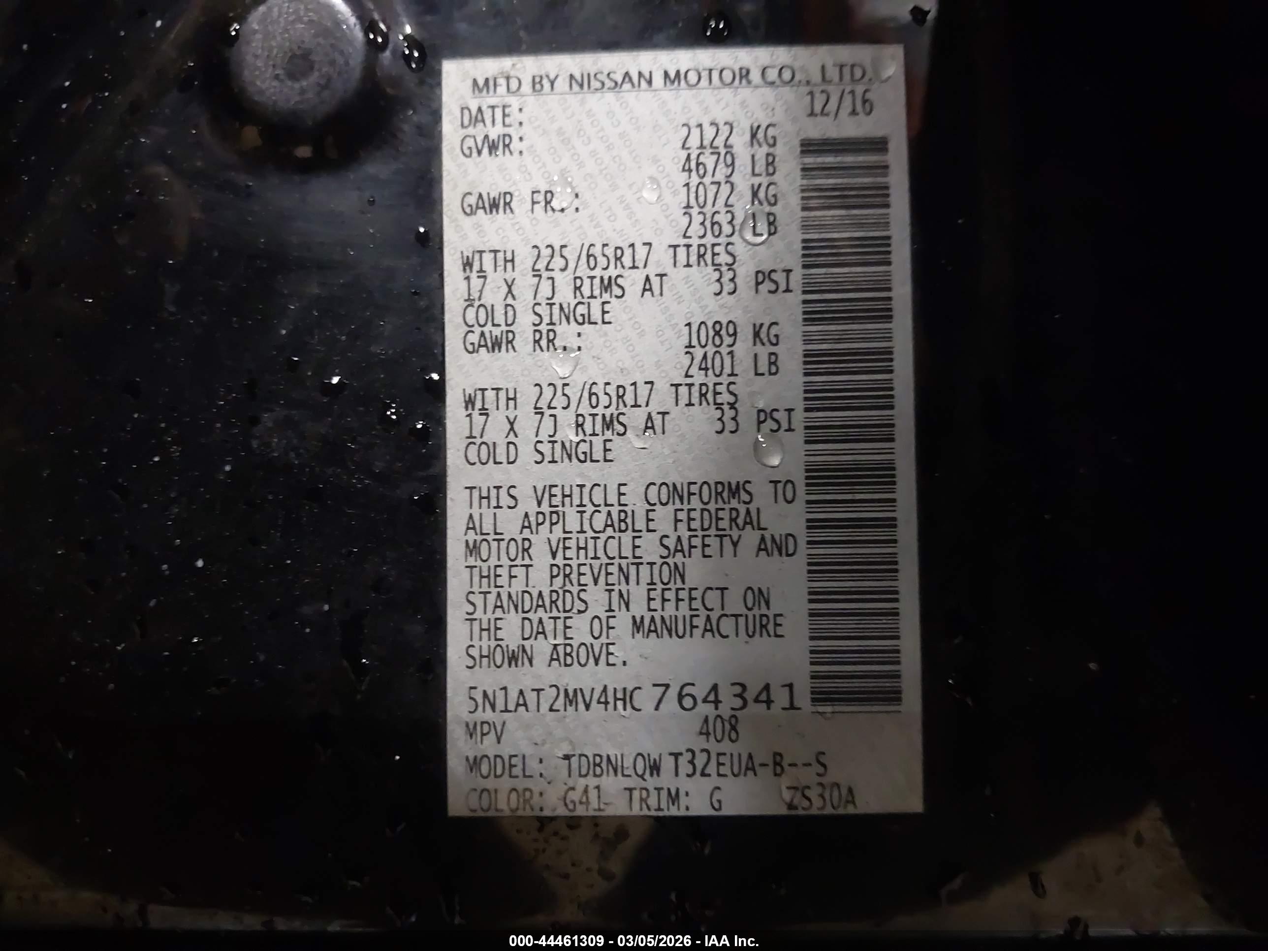 NISSAN ROGUE image 9