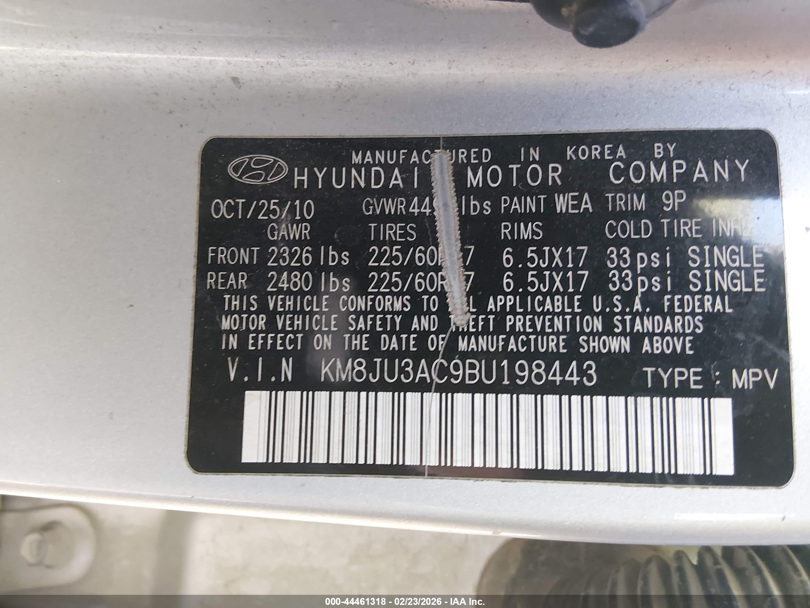 HYUNDAI TUCSON image 9