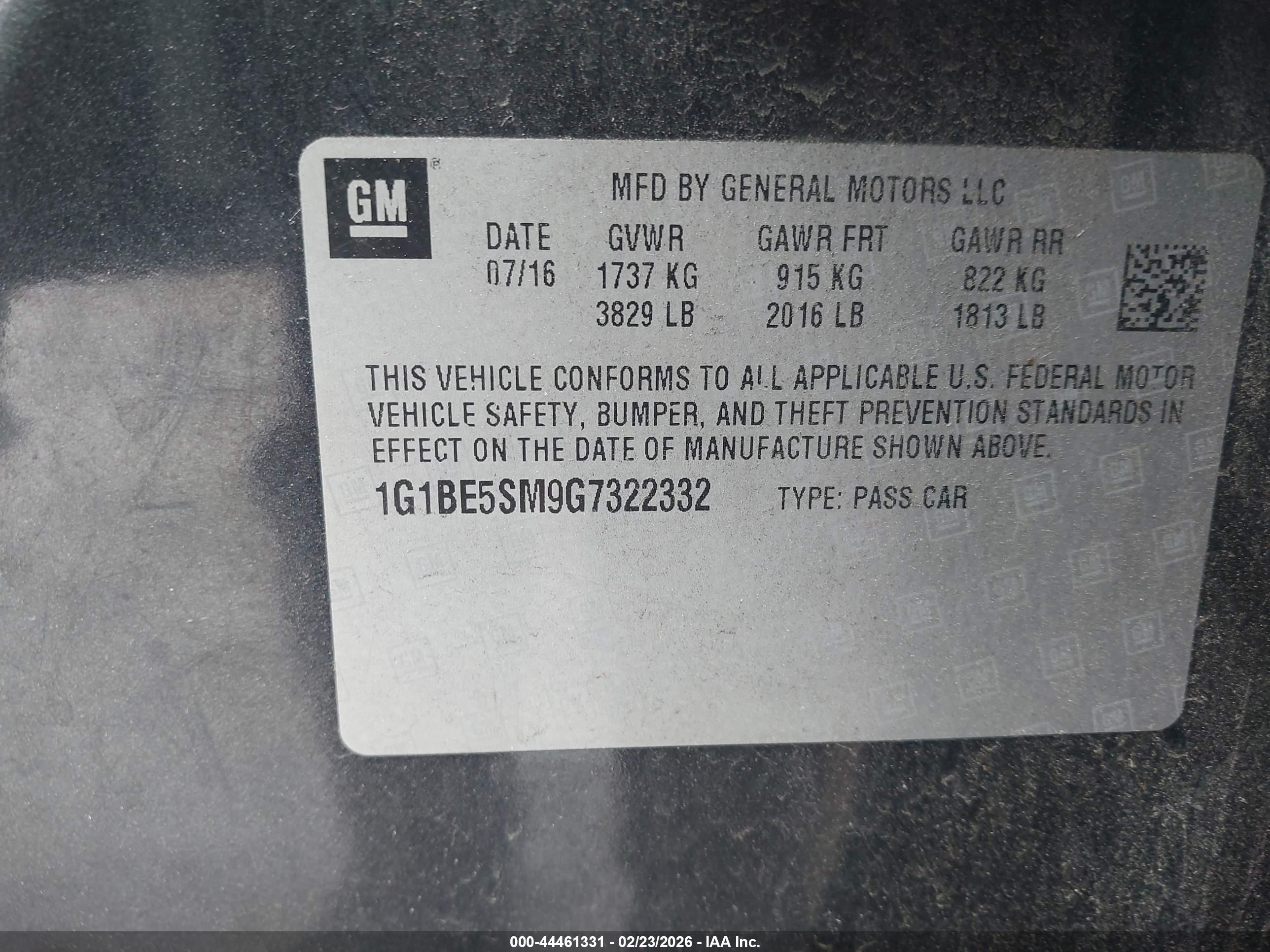 CHEVROLET CRUZE image 9